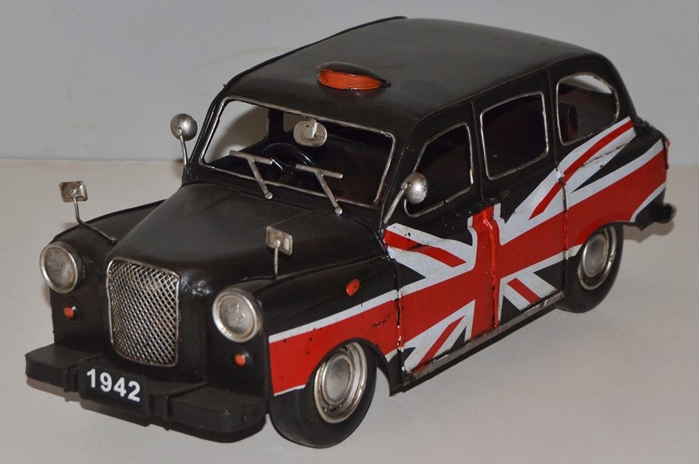 Modellauto Blechauto Modellauto Oldtimer Automarke Austin Taxi London L 31 cm