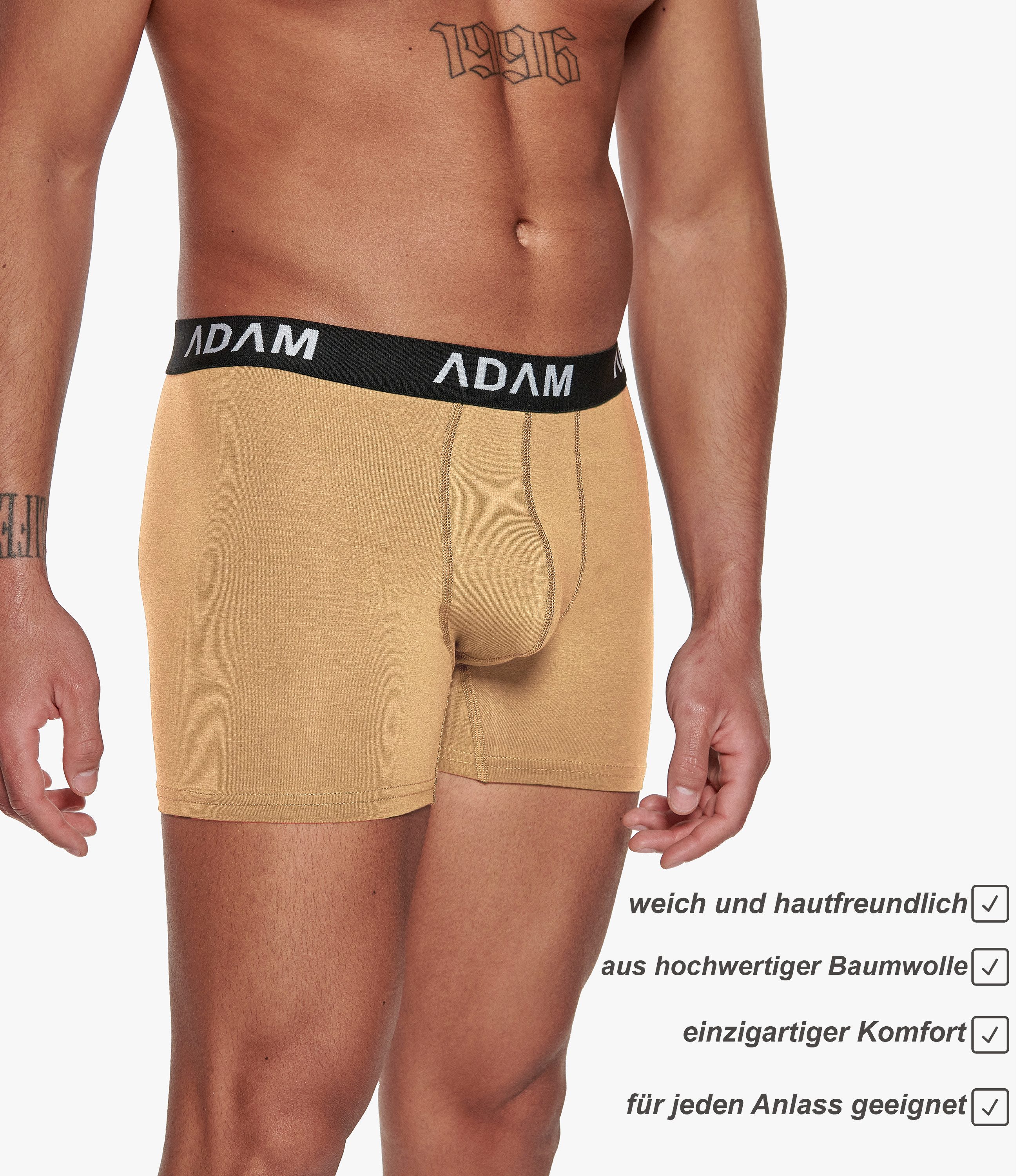 ADAM JEANS Boxershorts die preisgünstigsten Herren Boxershorts auf OTTO Premium Boxer-Shorts (6er-Pack) Männer Boxer Shorts Herren Trunks Unterwäsche Herren Underwear Sale!