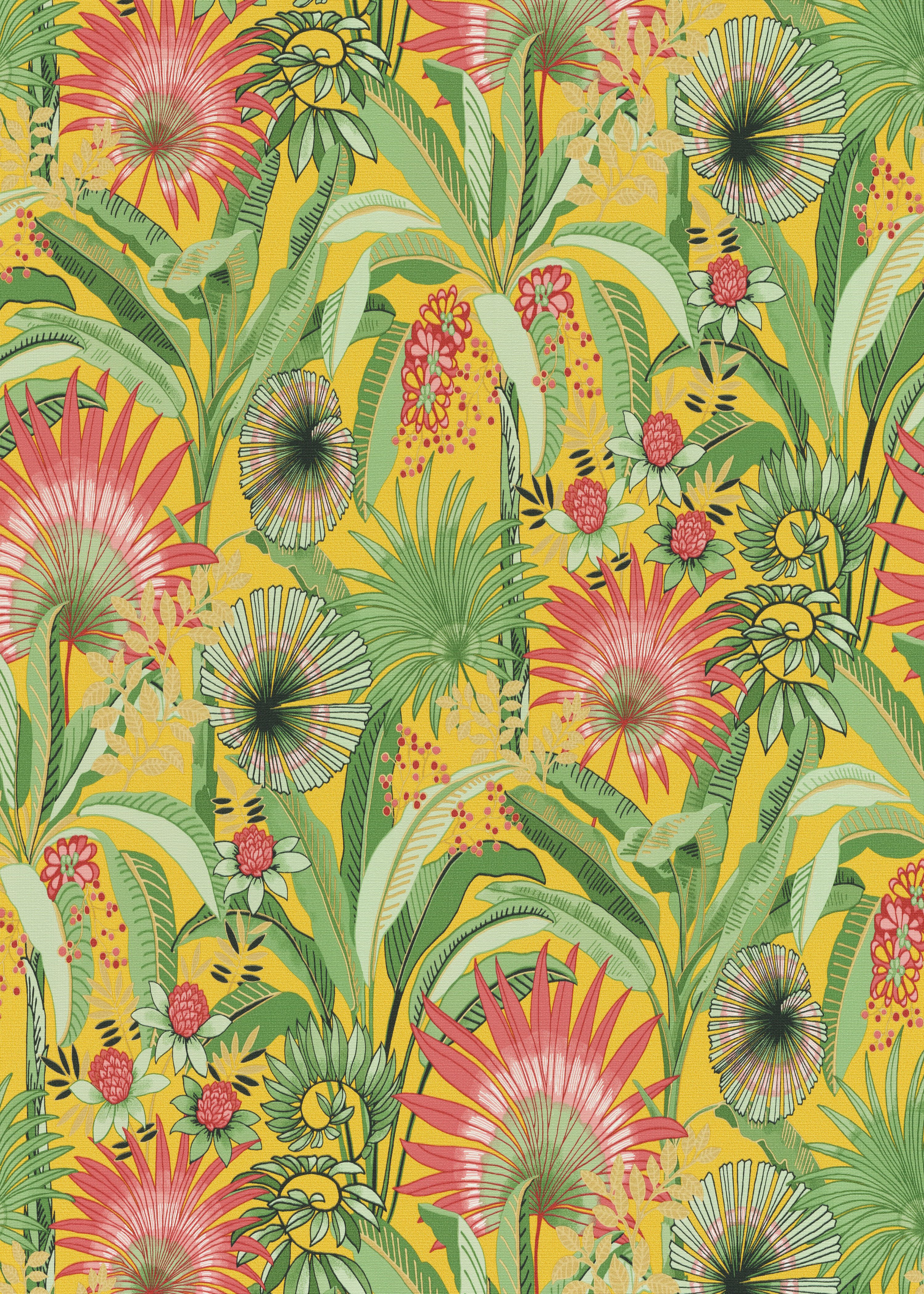 Erismann Vliestapete Vliestapete Flower Power, geprägt, (1 St), Phthalate frei