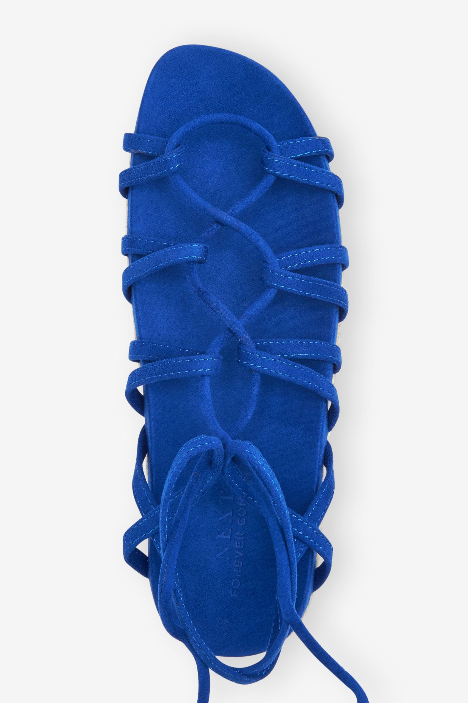 (1-tlg) Cobalt Espadrille-Flatform-Sandalen Forever Keilsandalette Next Comfort® Blue