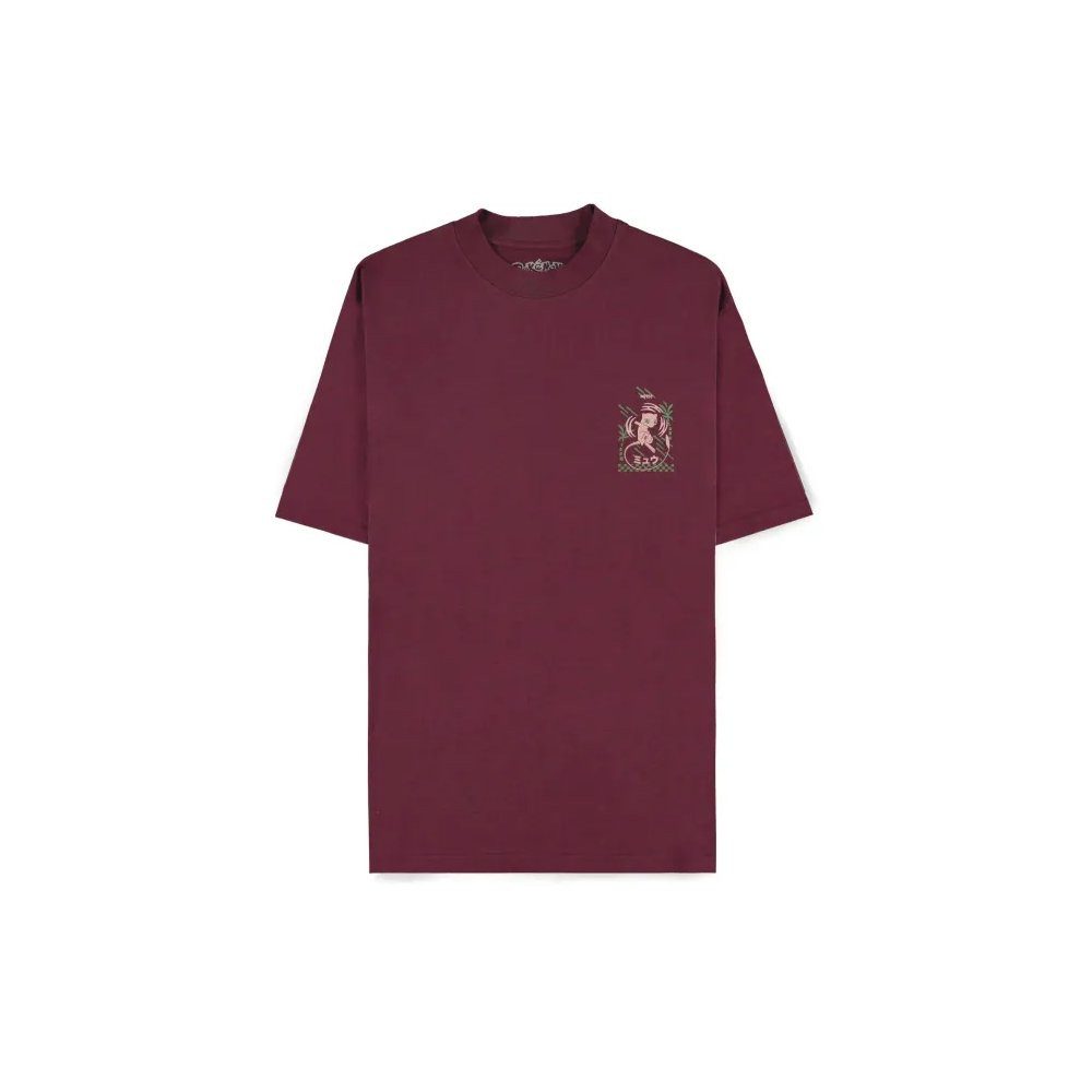 POKÉMON T-Shirt Bordeaux Mew Short Sleeved T-Shirt (Loose Fit)