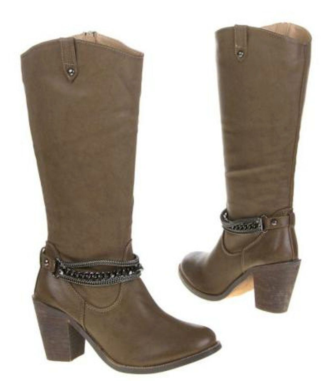 AvaMia Damen Winter Schuhe Boots Damenstiefel Herbststiefel Stiefel leicht gefüttert Winterstiefel Camel Khaki