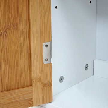 MCW Hochschrank MCW-A85-h Magnetischer Türverschluss, Einlegeboden in 3 Positionen montierbar