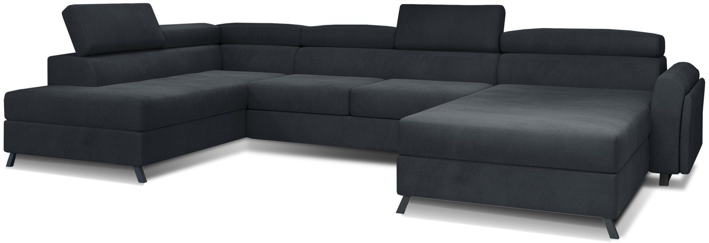 Myhomelando Wohnlandschaft Viretti U-Form, Schlaffunktion, Bettkasten, 370x günstig online kaufen