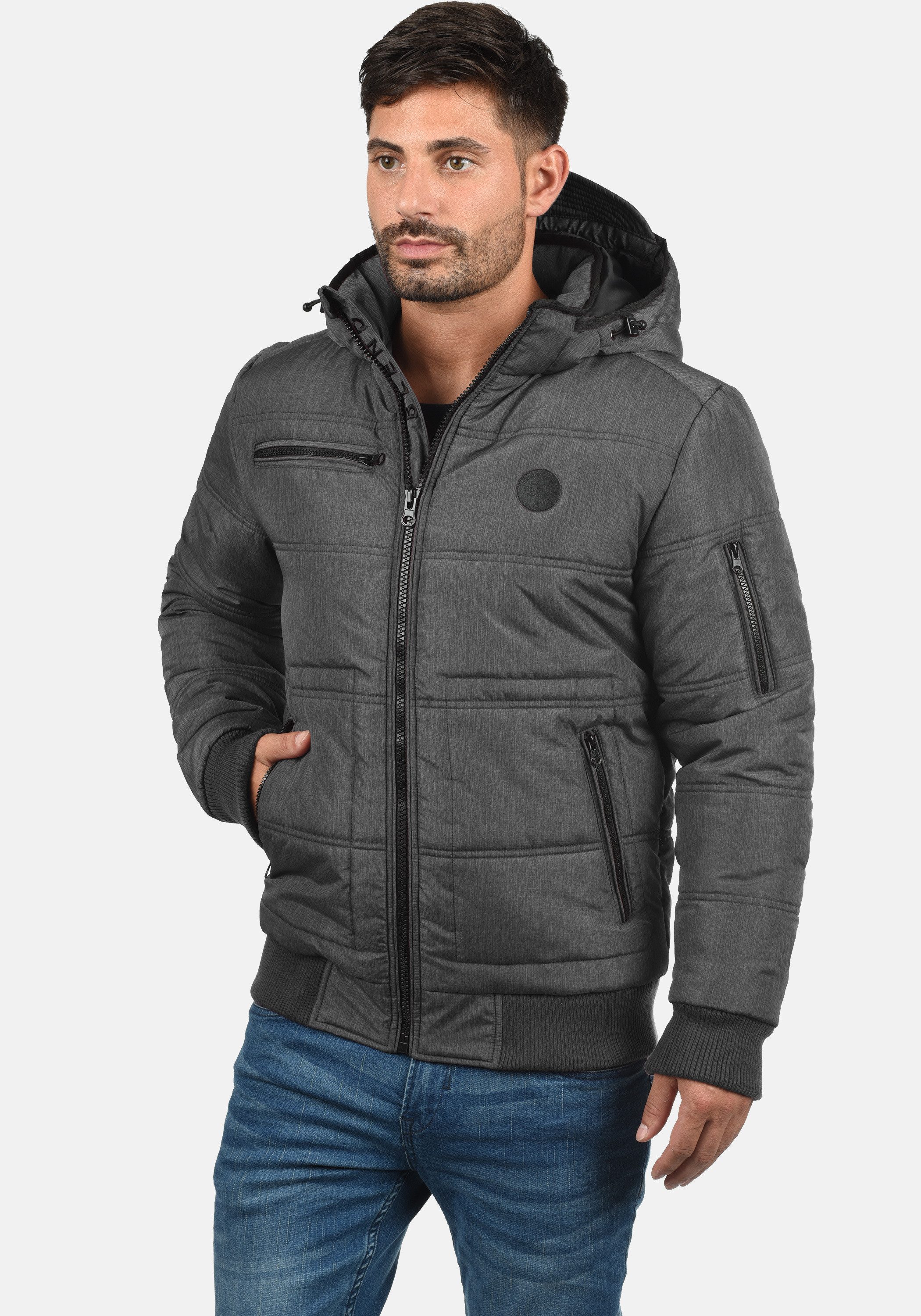 Blend Winterjacke BHBoris (1-St) Warme Jacke mit abnehmbarer Kapuze