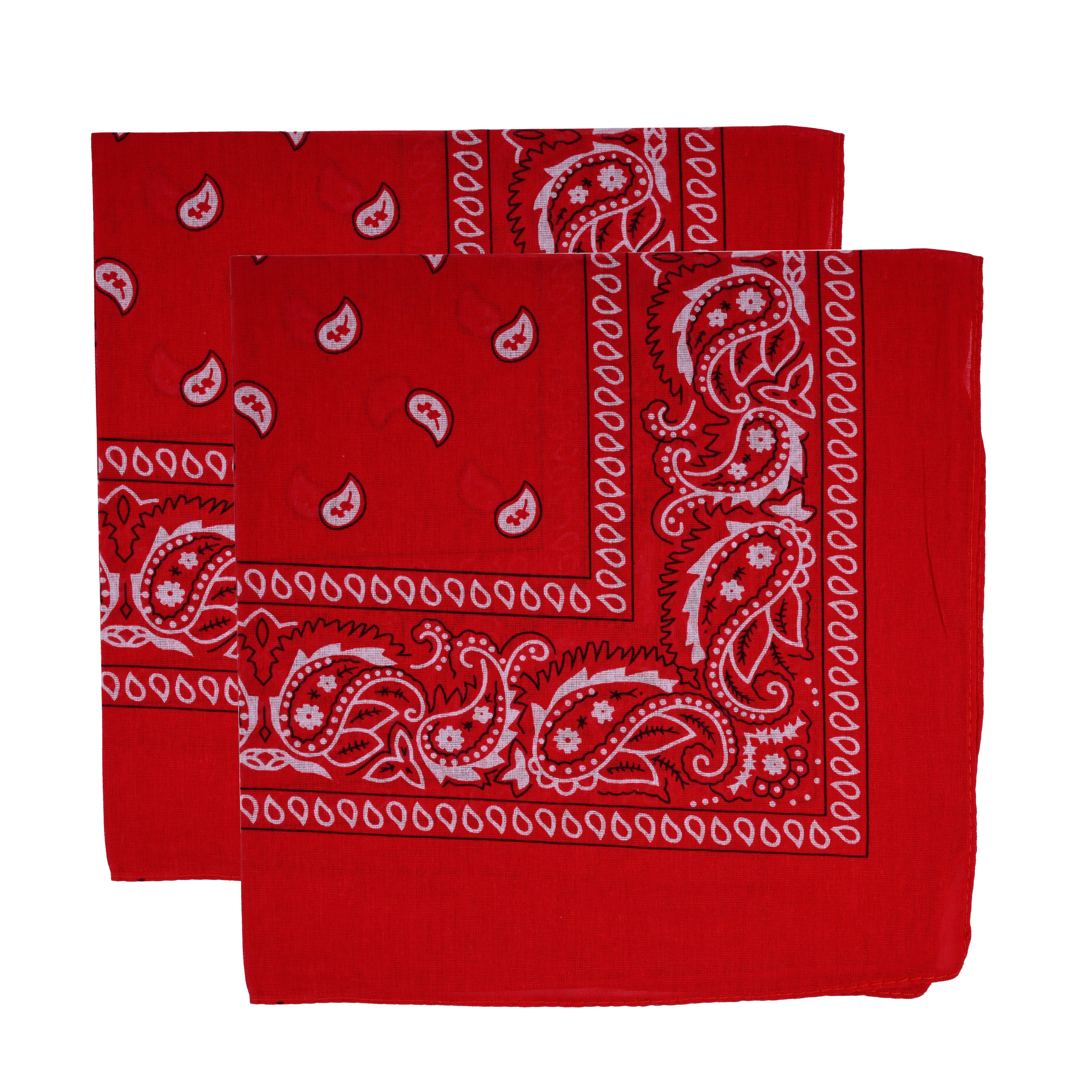 Modescout Stadler Bandana 2er-Pack Bandanas – Vielseitig, stylisch und hochwertig, (Spar-Set, 2er Pack), 100 % Baumwolle