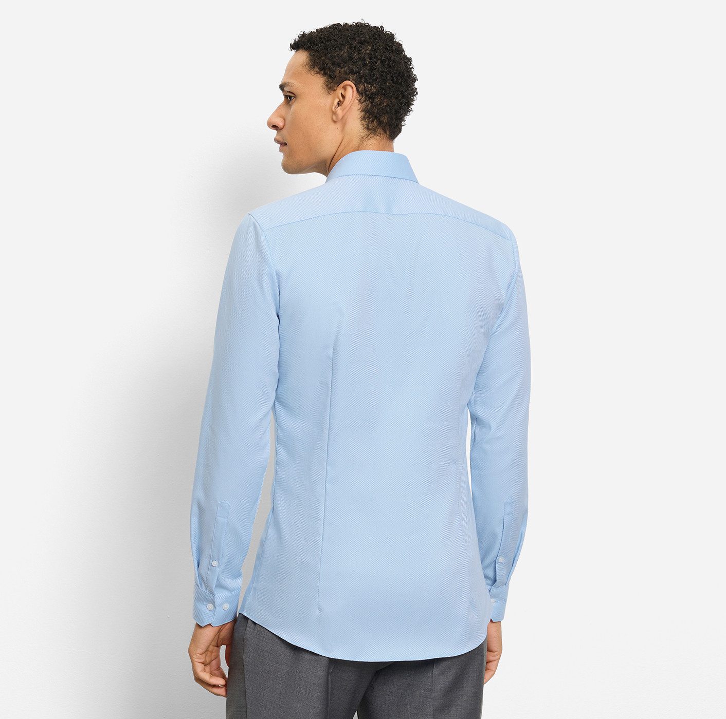 OLYMP Langarmhemd No 6 six Royal Kentkragen, Businesshemd, super slim fit