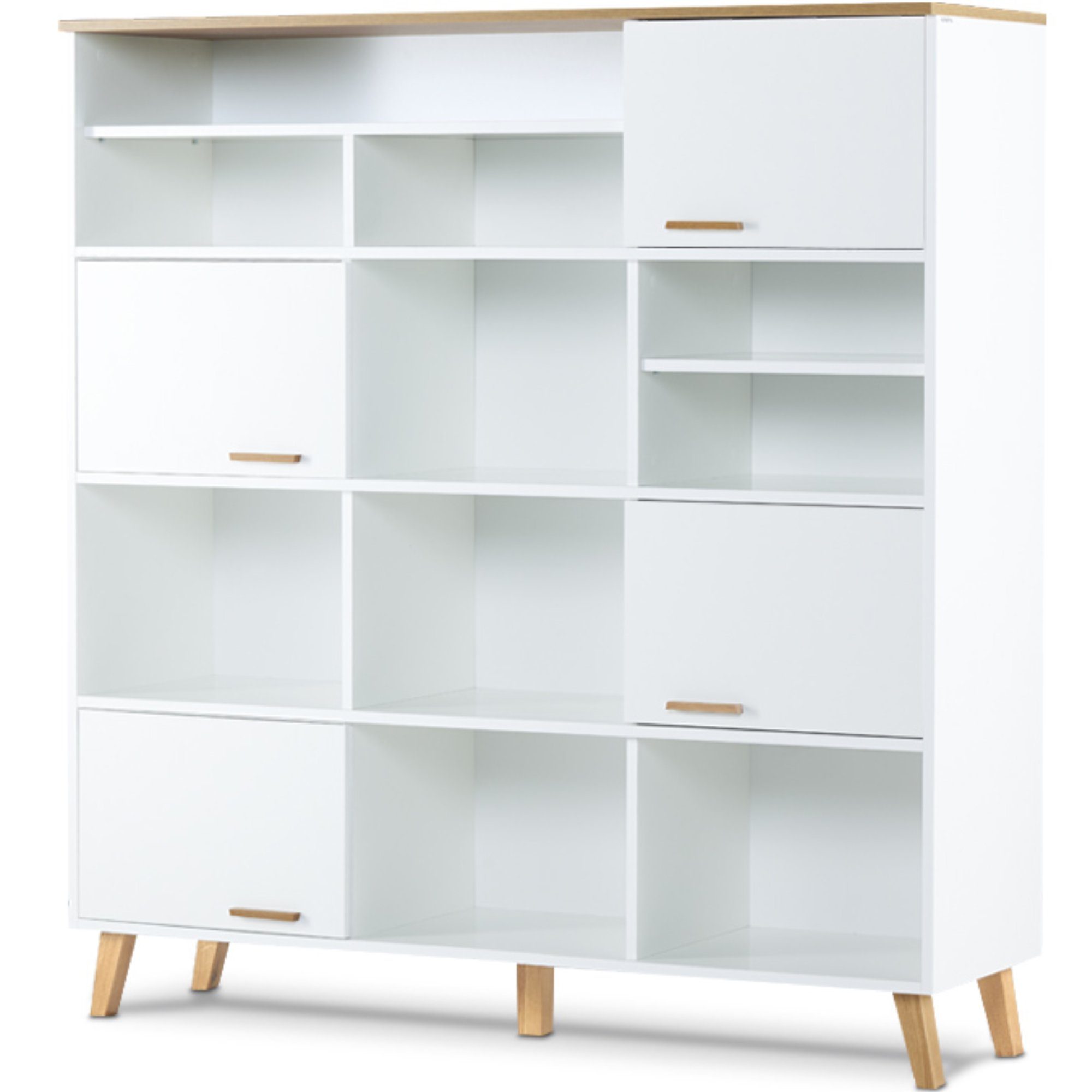 KONSIMO® Bücherregal FRISK Standregal Regalsystem Aktenregal, 8 Einlegeböde günstig online kaufen