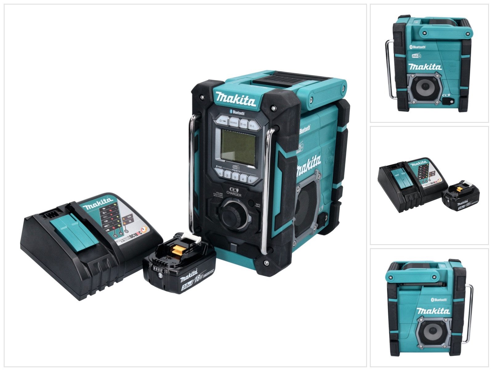 Makita DMR 301 RF1 Akku Baustellenradio 12 V max. - 18 V DAB / DAB+ / Blueto Baustellenradio