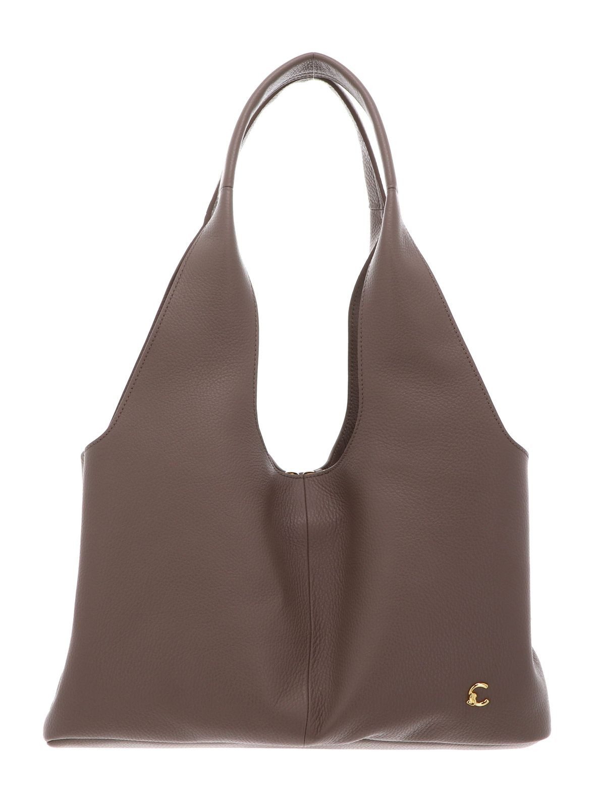 COCCINELLE Schultertasche Handbag Grained Leather, aus echtem Rindsleder