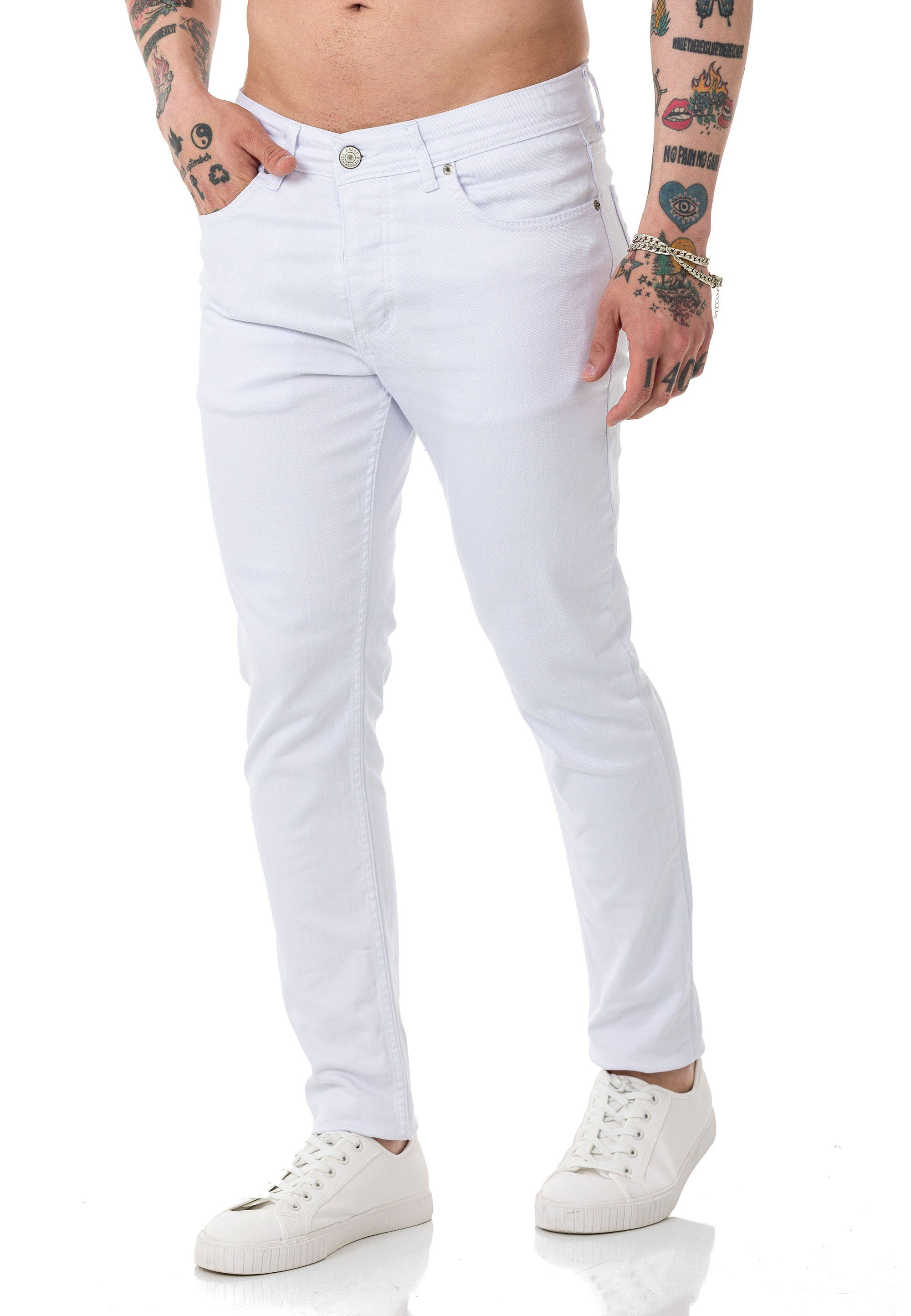 Slim-fit-Jeans Red Bridge Jeans Hose Slim Fit Denim Pants Basic