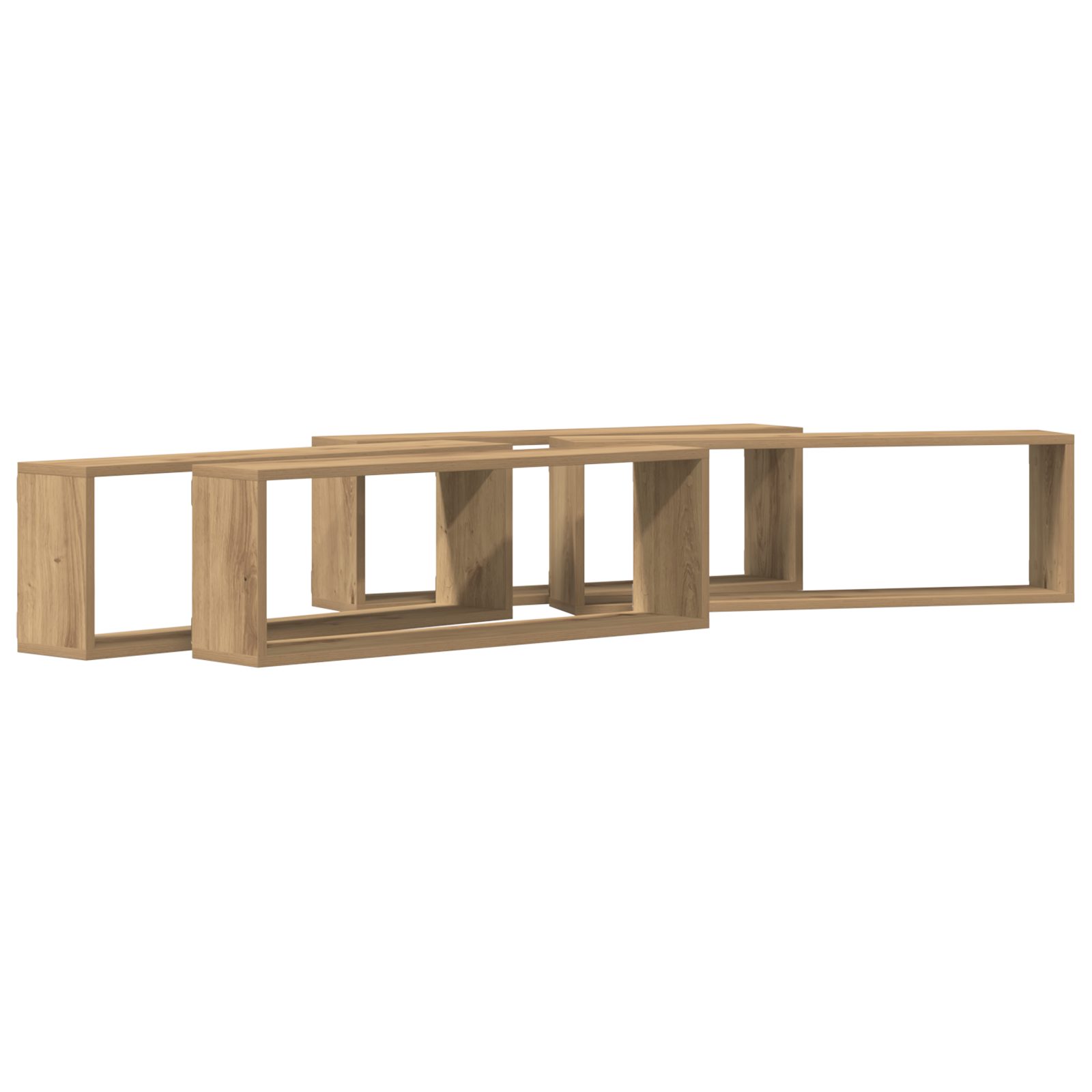 vidaXL Regal Wandregale 4 Stk. Artisan günstig online kaufen