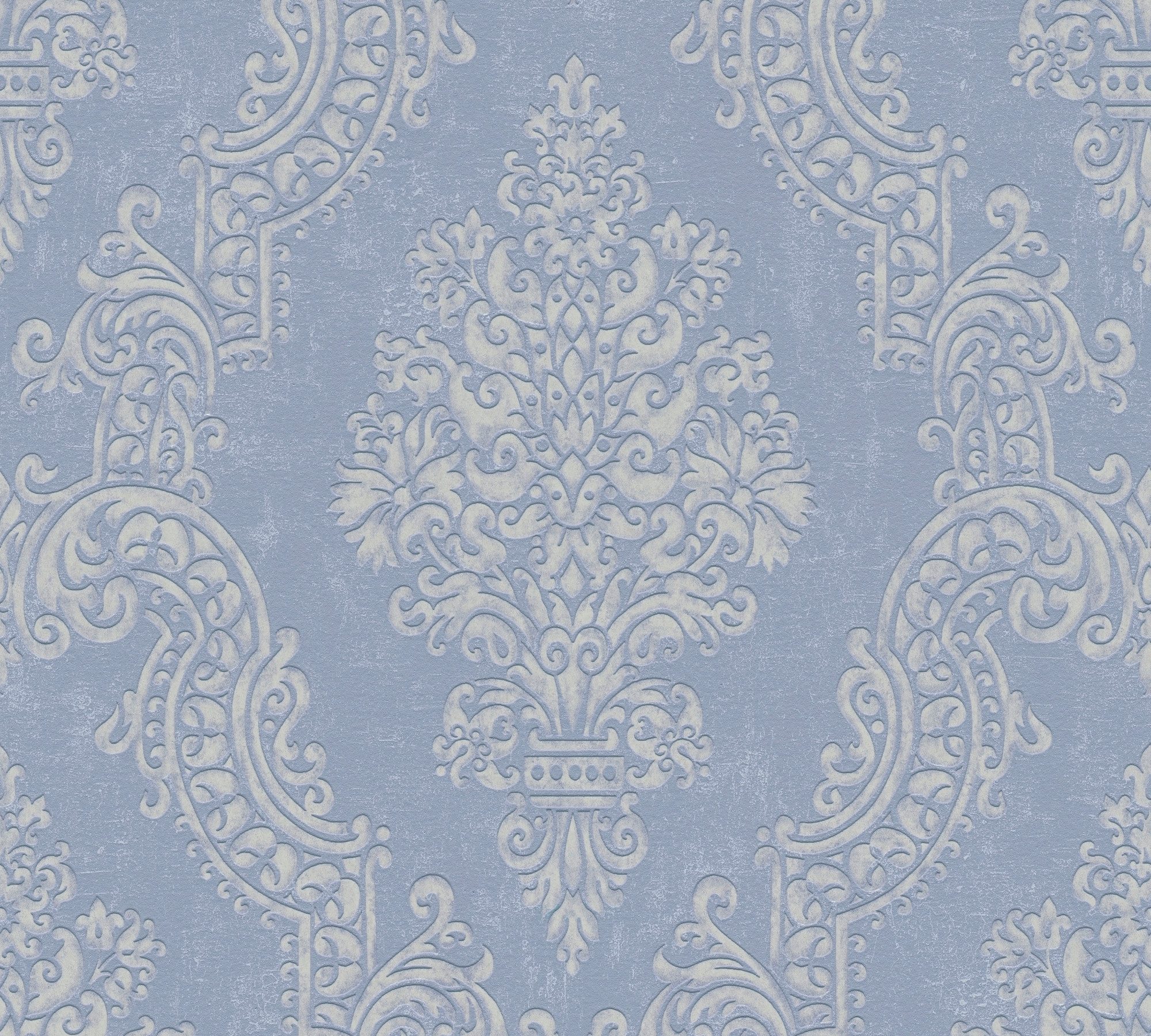 A.S. Création Vliestapete Pure Elegance Ornament-Tapete Mustertapete Barock Raute, strukturiert, schimmernd, (1 St), Vliestapete klassisch für Schlafzimmer Küche Wohnzimmer Ornament Flur