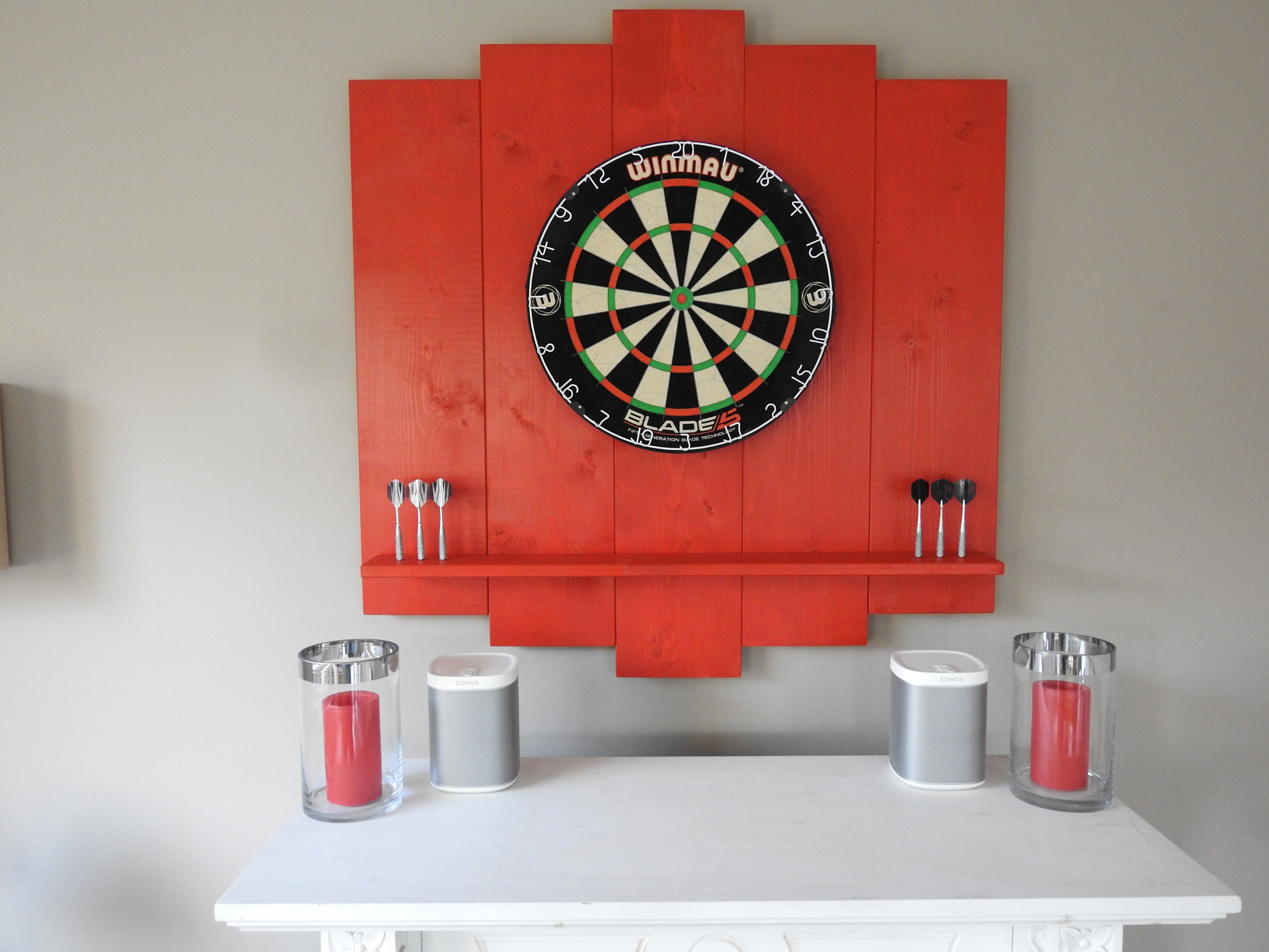 Dartscheibe WOODEN Dartboard Surround