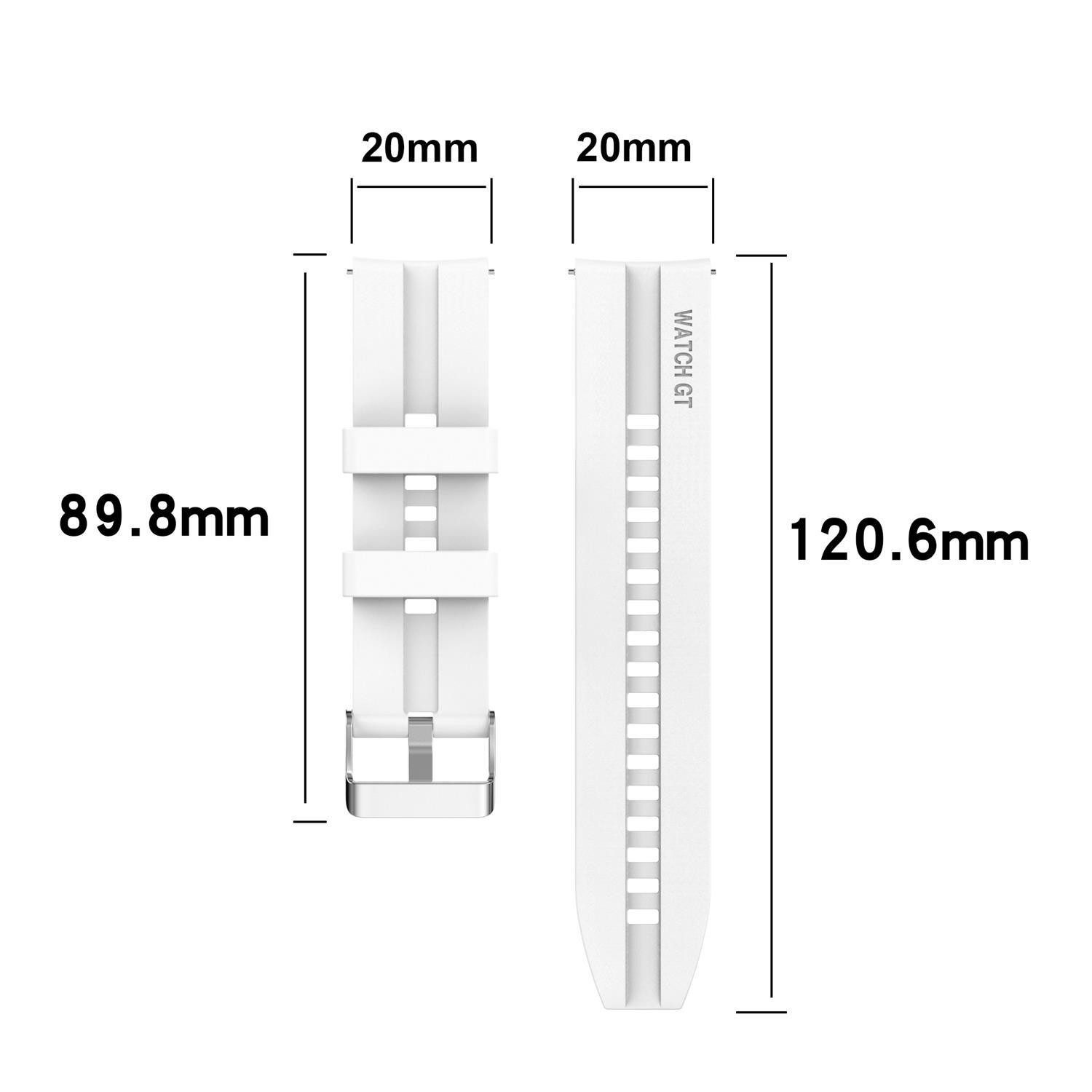 Cadorabo Smartwatch-Armband, Smartwatch Ersatzarmband - 20mm günstig online kaufen