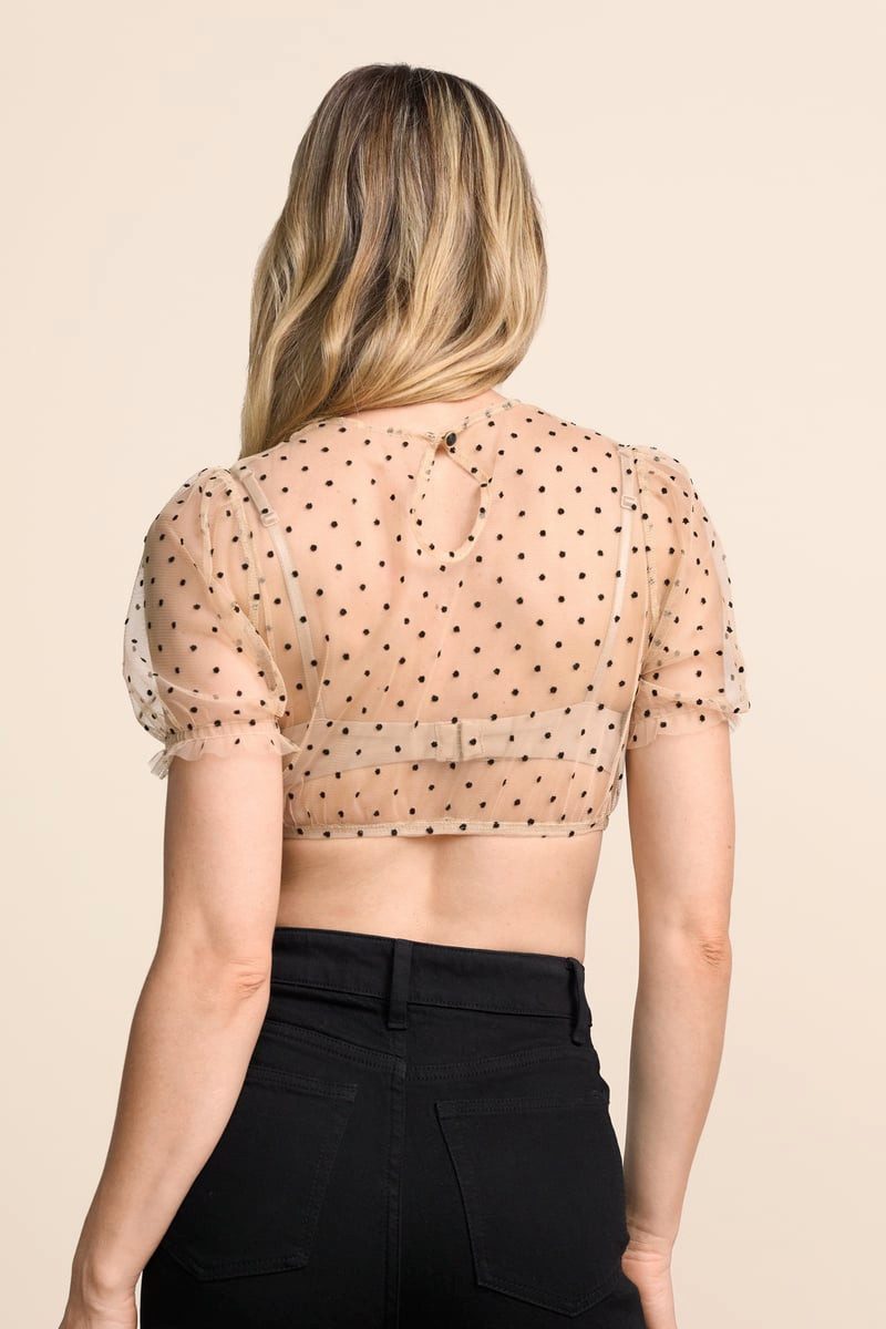 Krüger Dirndlbluse Dirndlbluse Faora - beige