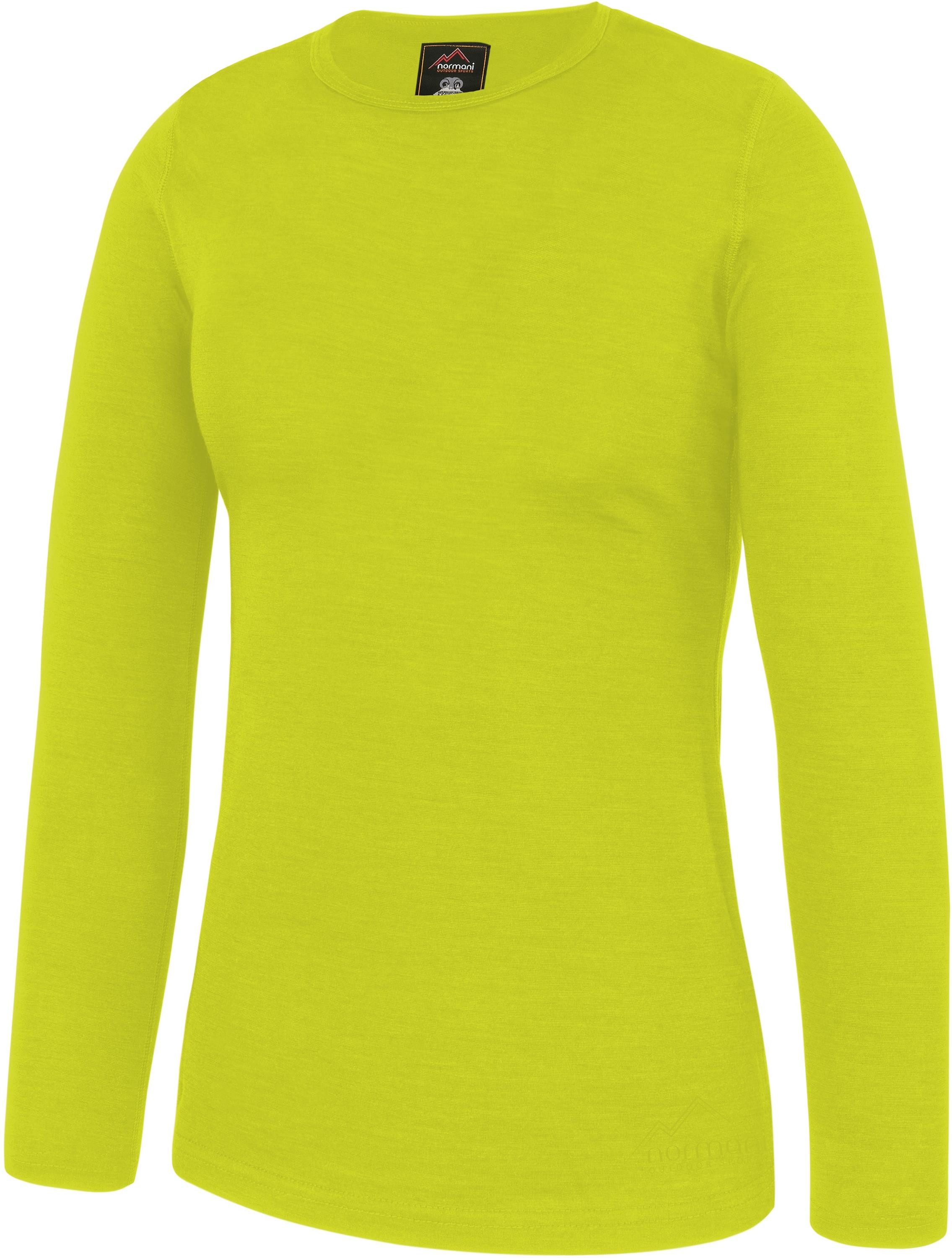 normani Langarmshirt Damen Merino Langarm-Shirt Mandurah Ski-Unterwäsche Rundhals Merino Pullover Unterhemd - 100 % Merinowolle
