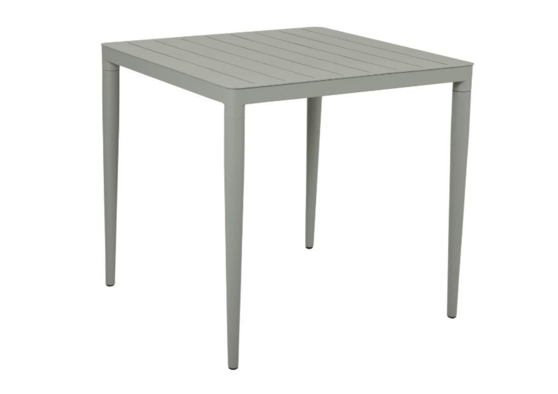Natur24 Gartentisch Bigby Esstisch 76 x 73 x 76 cm Aluminium Grün