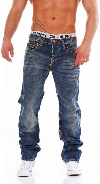 Cipo & Baxx Regular-fit-Jeans Cipo & Baxx C-1036 Regular Fit Herren Jeans