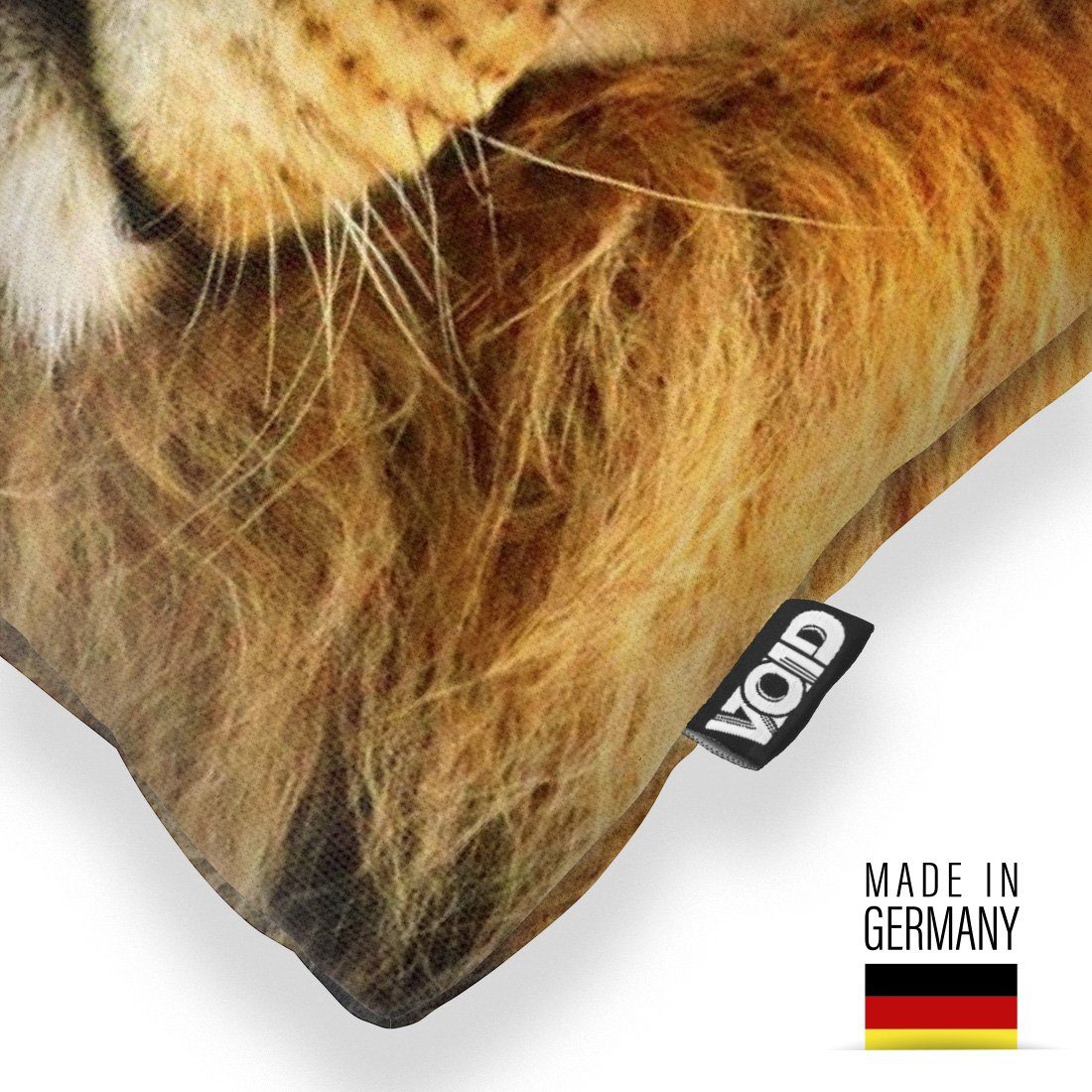 VOID Kissenbezug, Löwenkopf Outdoor Indoor Löwe Fell katze raubkatze leo