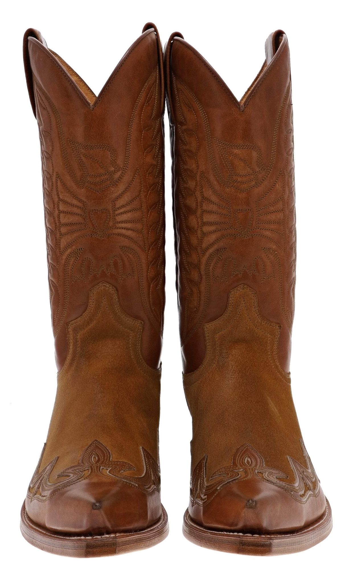 Sendra Boots CUERVO 13170 Braun Cowboystiefel Rahmengenähte Westernstiefel