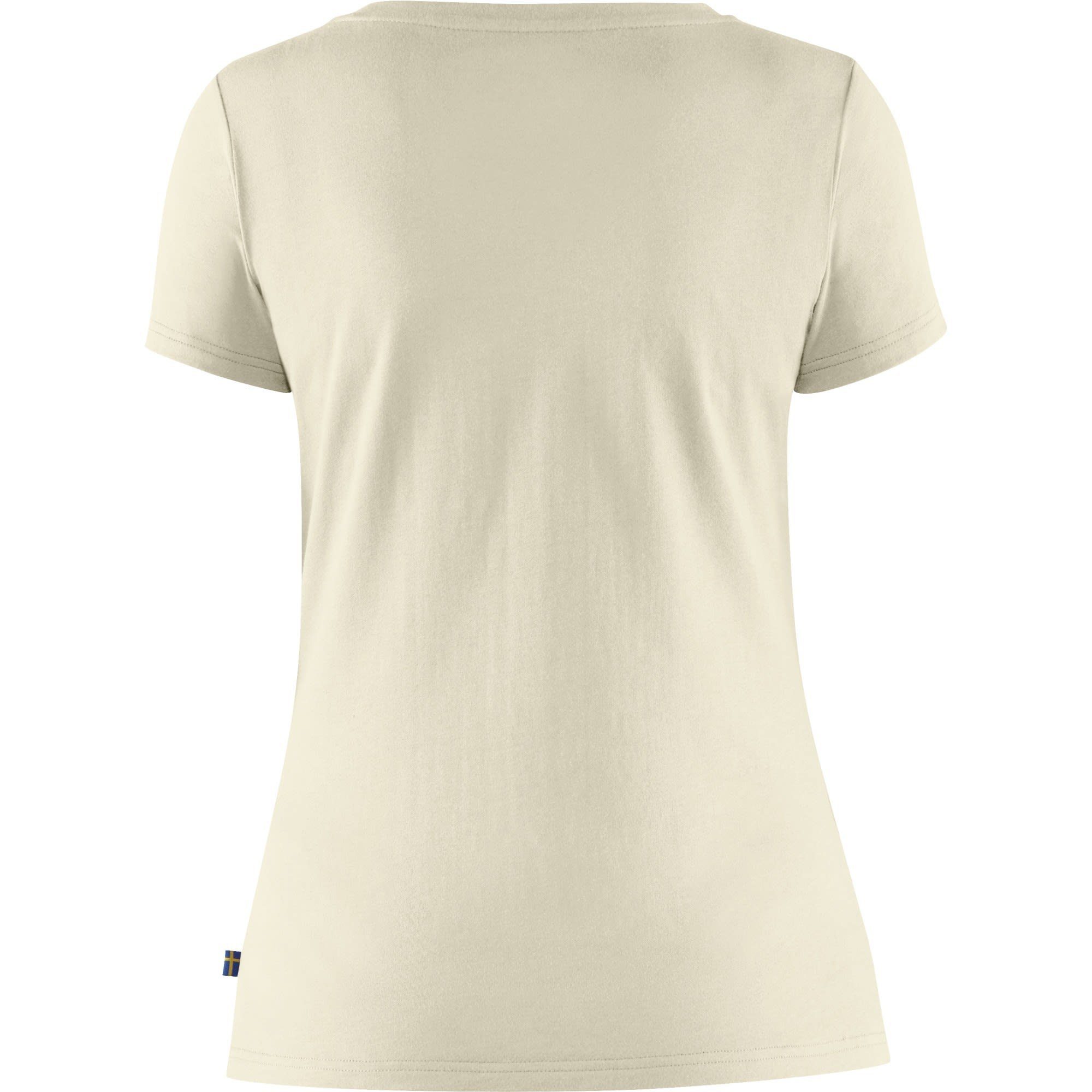 T-shirt Chalk 1960 Fjällräven T-Shirt Kurzarm-Shirt Fjällräven Logo Damen W White