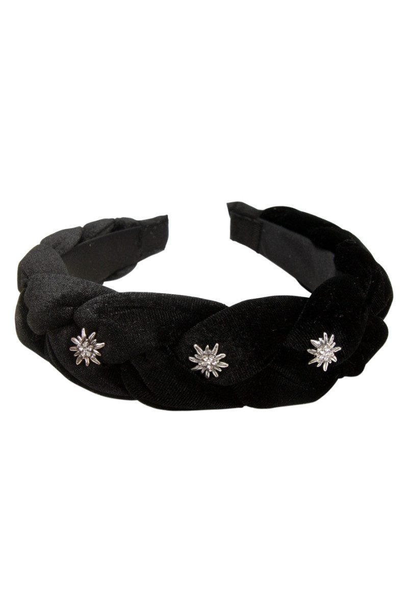 Alpenflüstern Schmuckset Haarreifen - EDELWEISS