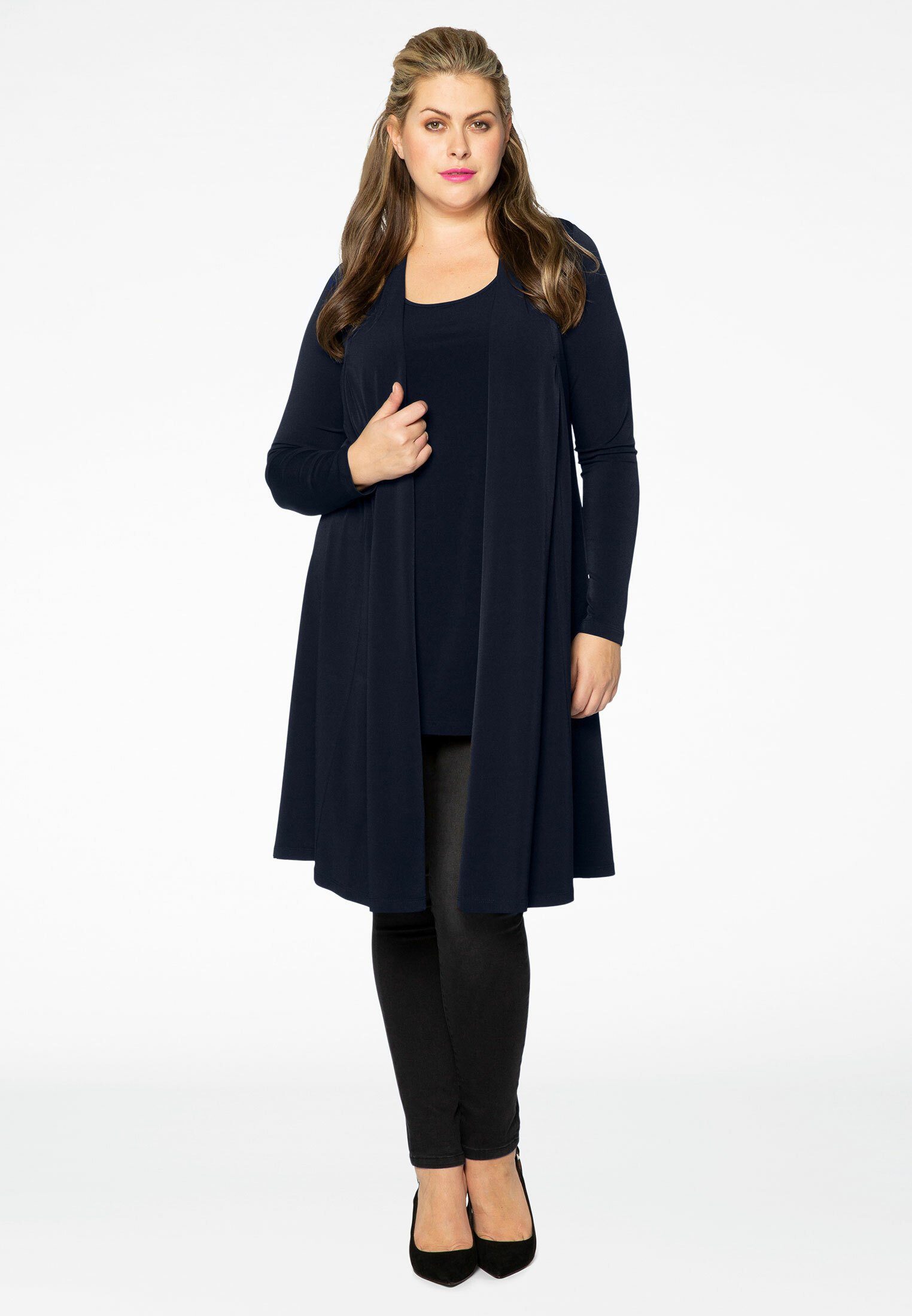 YOEK Cardigan Damen Strickjacke Große Größen günstig online kaufen