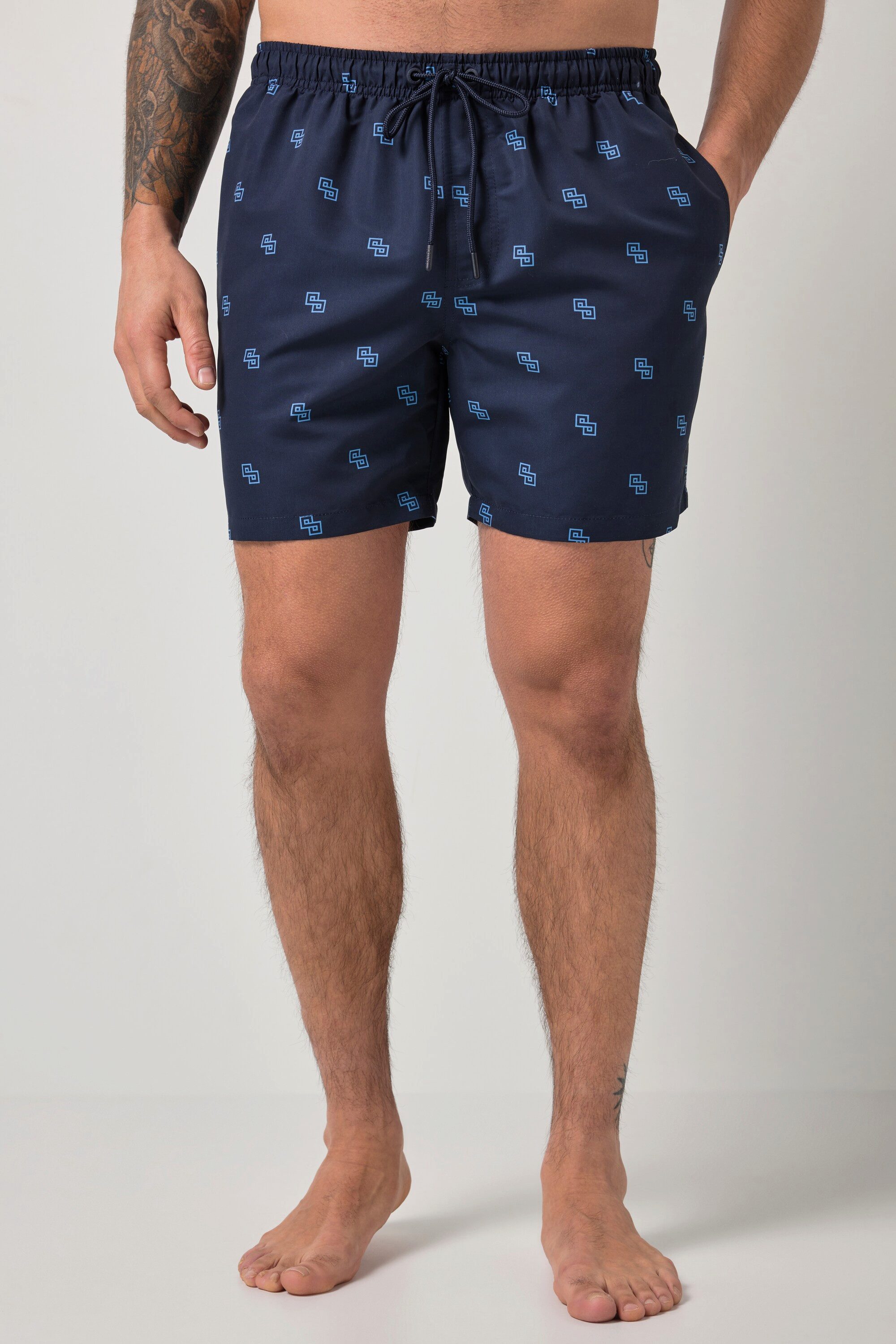 JP1880 Badehose Badeshorts Beachwear Alloverprint bis 8 XL