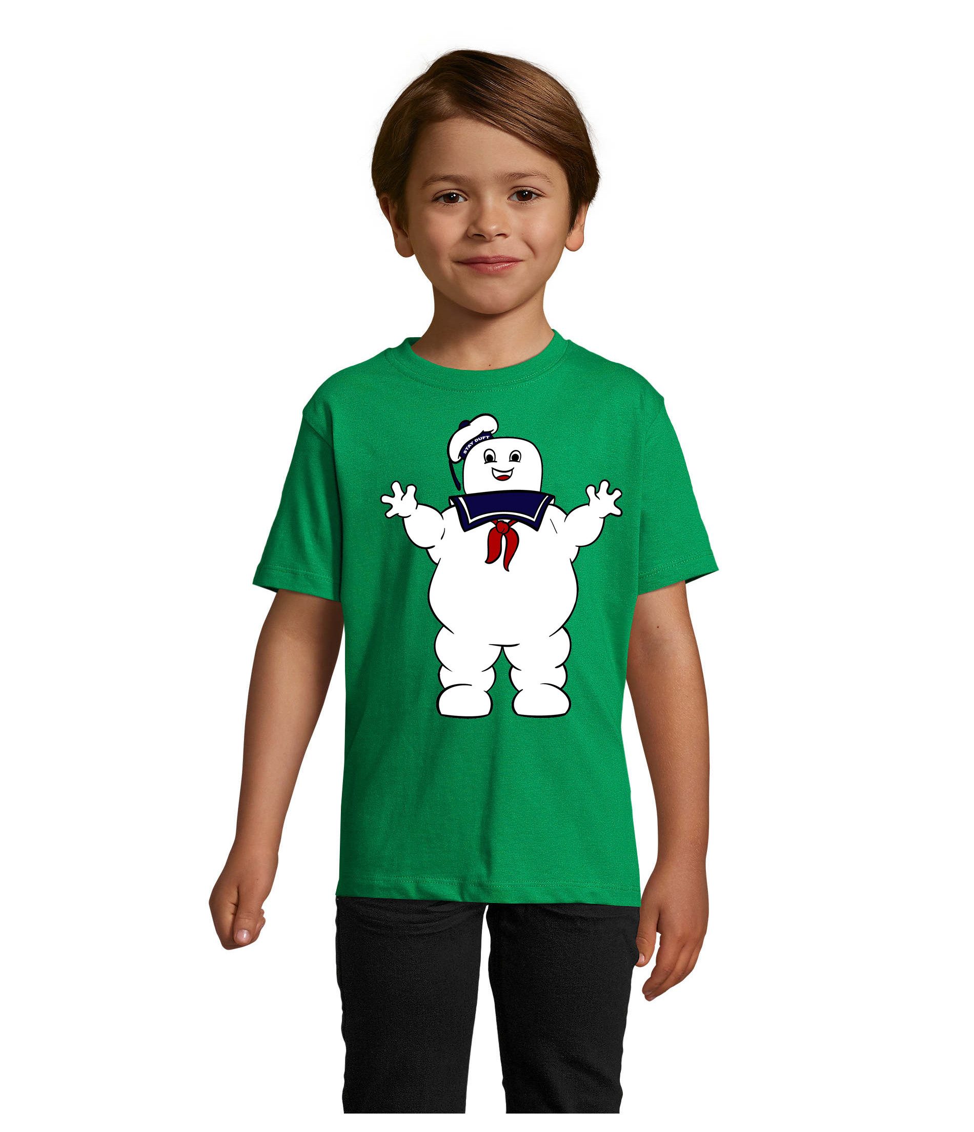 T-Shirt Marshmallowman1 K Tee Kinder T-Shirt Comic Geist Patch Print Motiv Fun