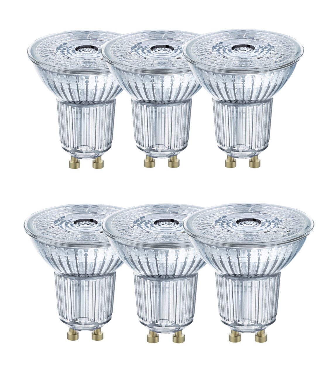 Osram LED-Leuchtmittel Osram LED Reflektor PAR16 GU10 4,3 W warmweiß klar, Nicht dimmbar