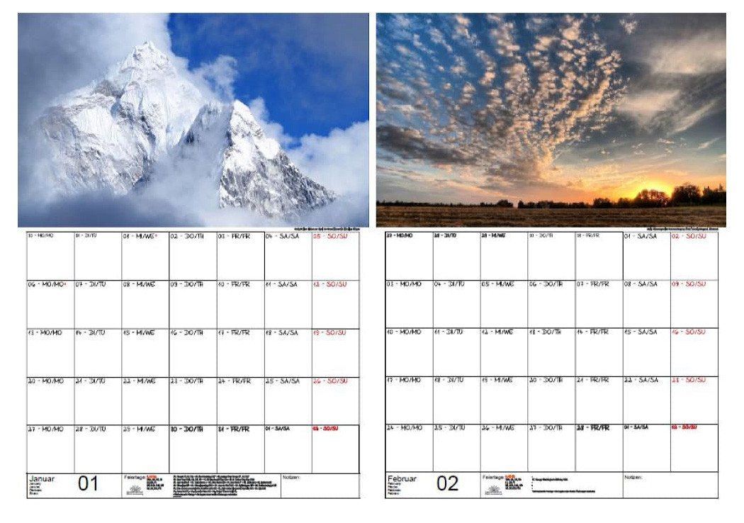 Thumbnail - Seelenzauber Wandkalender Wolkenzauber Wand- Planer Kalender für 2025 DIN A3 Wolken Himmel