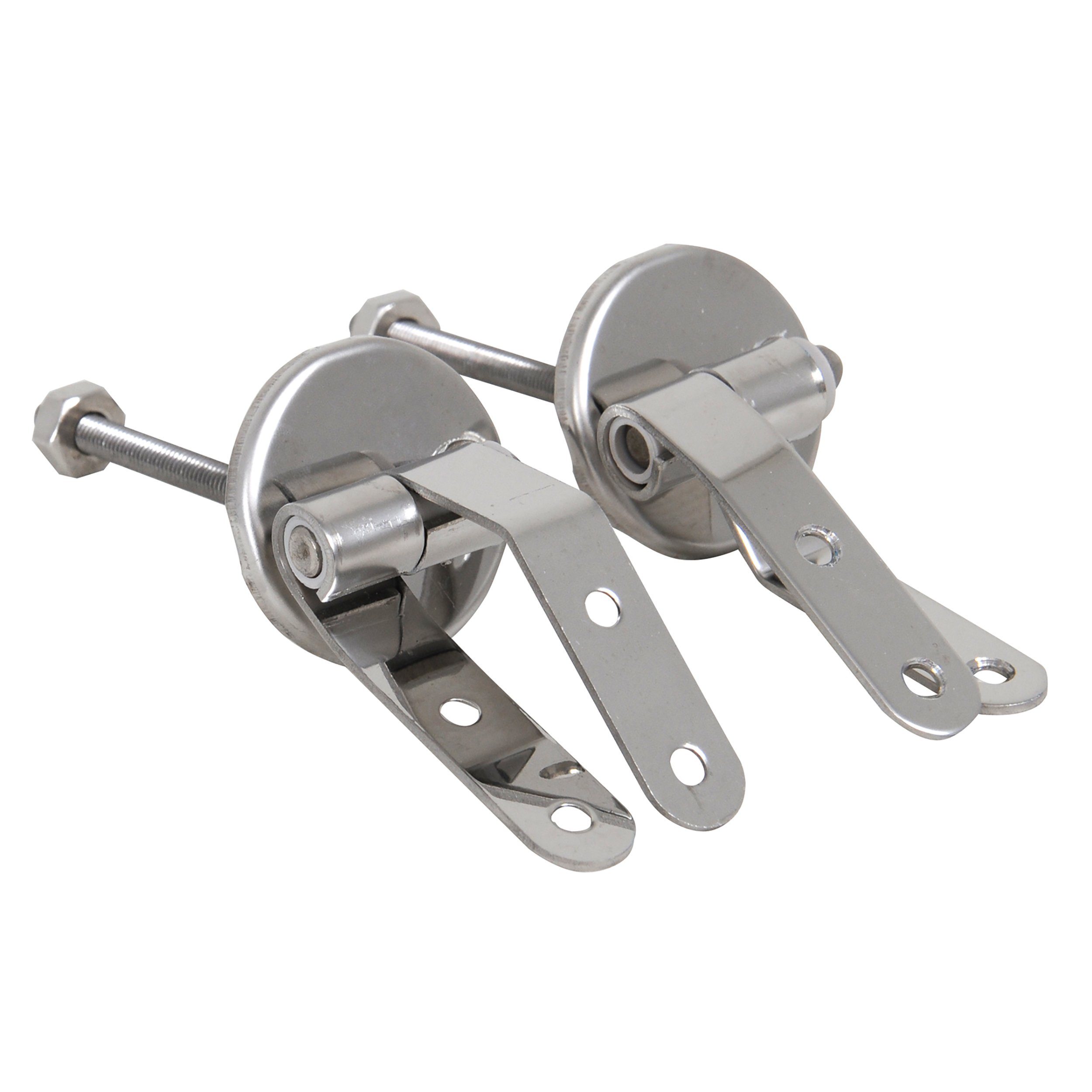 MSV WC-Sitz NYALA, Toilettendeckel MDF Holzkern, Scharniere aus Edelstahl, hochwertige und solide Qualität, cooles Motiv "Hirsch" in fotorealistischem Dekor, Farbe weiß