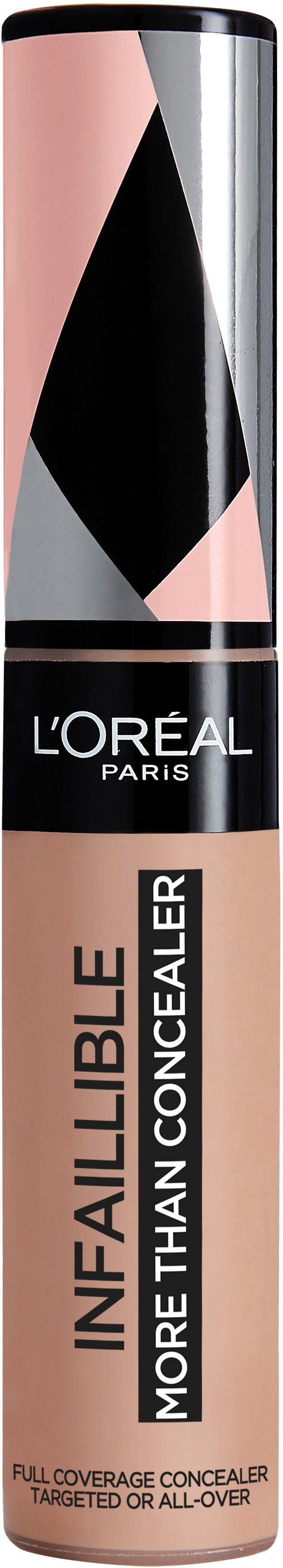 L'ORÉAL PARIS Concealer INFAILLIBLE 24h MORE THAN CONCEALER, hohe Deckkraft, Alleskönner: Abdecken, Auffrischen, Konturieren