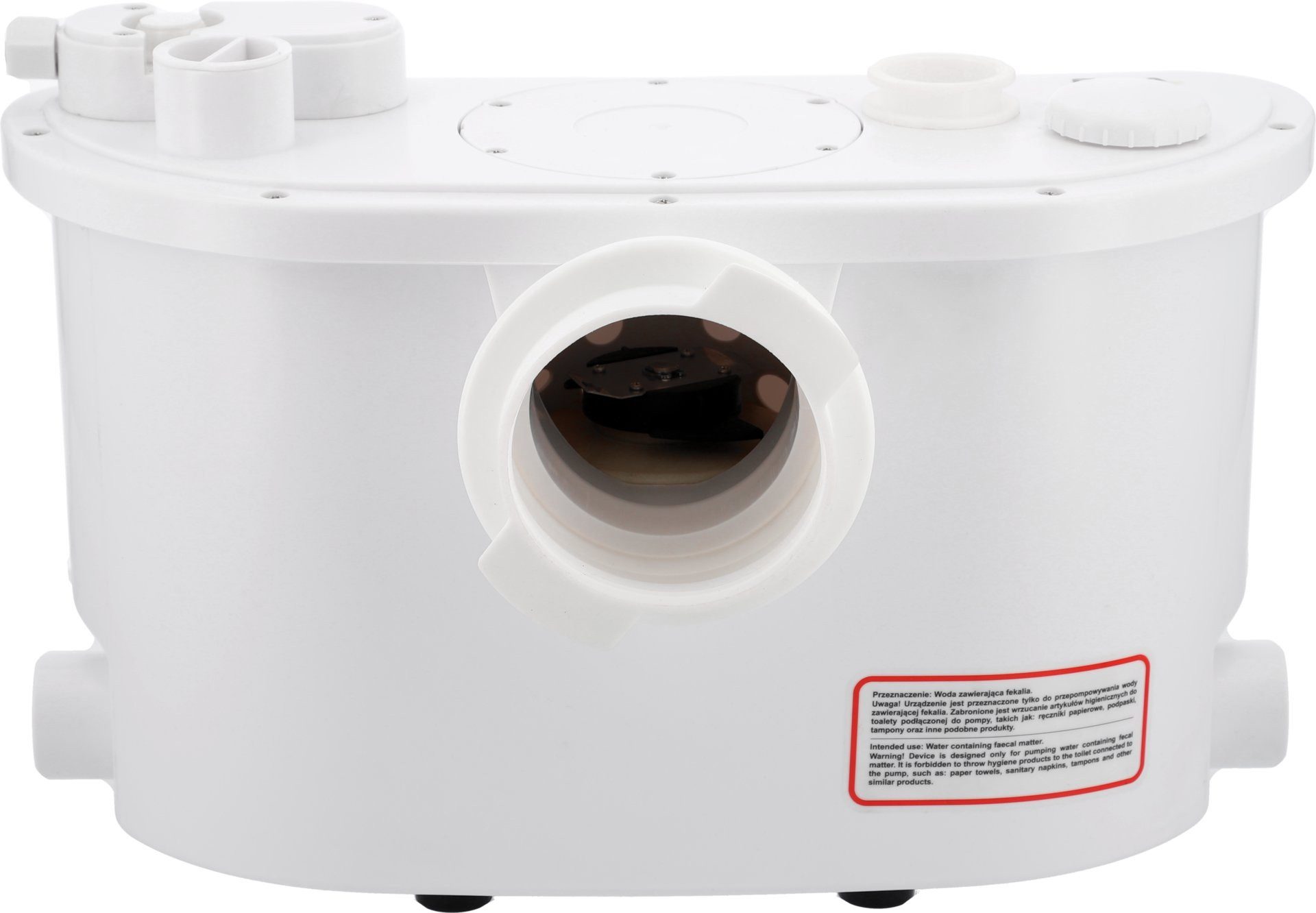 TRIZERATOP Hebeanlage WC Hebeanlage, Fäkalienpumpe, Dusche Waschbecken mit Zerkleinerer 400W (Komplett, Komplett)