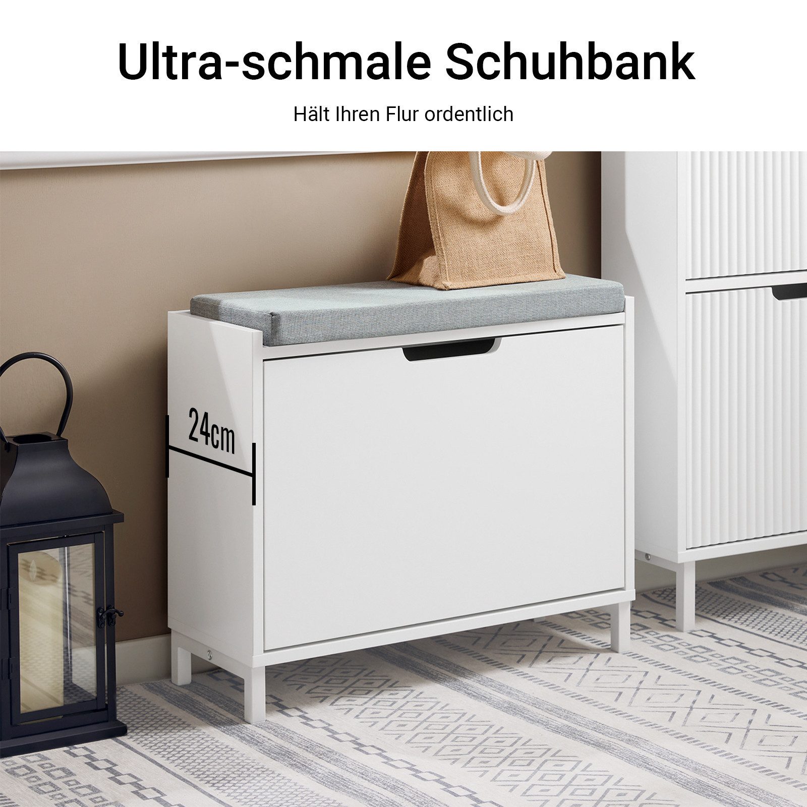 SoBuy Schuhkipper FSR151, Kommode Hoch, Flurschrank günstig online kaufen