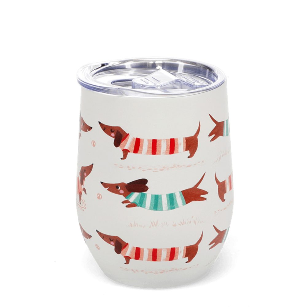 Rex London Thermobecher Reisebecher für 350 ml, 1-tlg., Edelstahl, Kunststoff, Metall, 24h kühl - 12h warm, Motiv mit 3D-Prägeeffekt