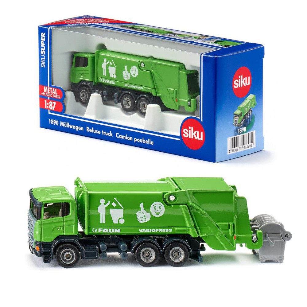 Siku Modellauto siku LKW Scania Müllwagen 1:87