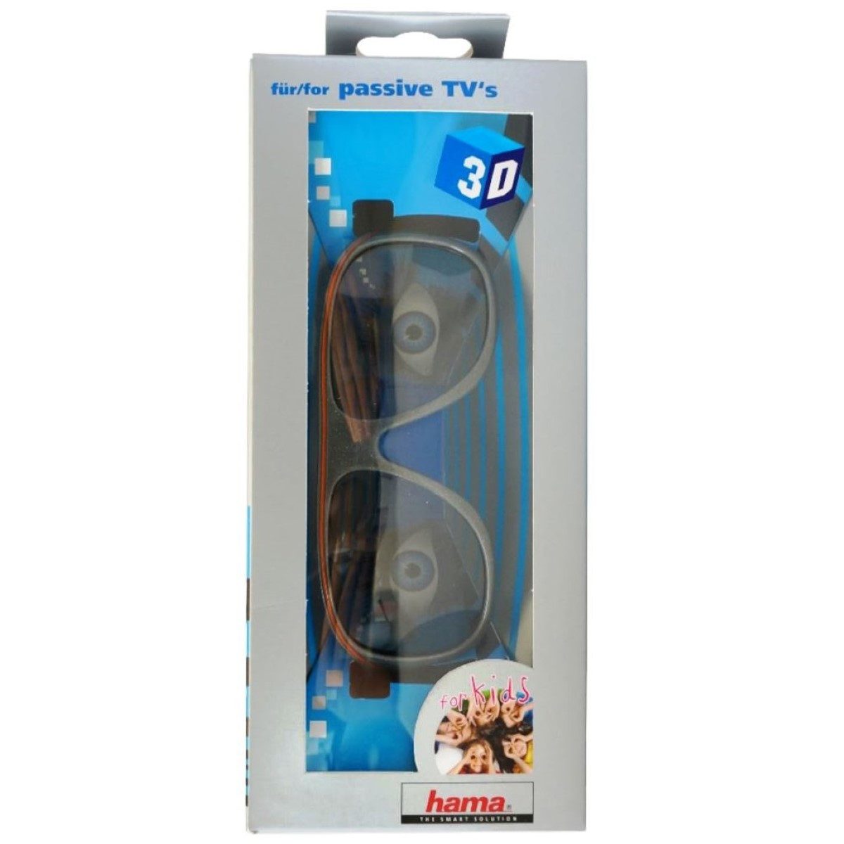 Hama 3D-Brille Kinder 3D Brille Passiv Polfilterbrille Kids, Jungen 3D-Technik Passiv Polarisation, Universell für HD 3D-TV etc.