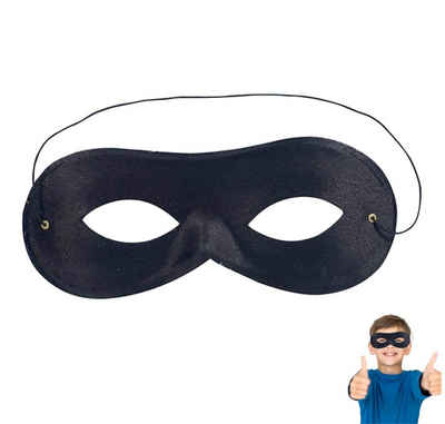 Kostümheld® Verkleidungsmaske 3x Bandit Augenmaske - Zorro, Einbrecher Maske Fasching & Karneval