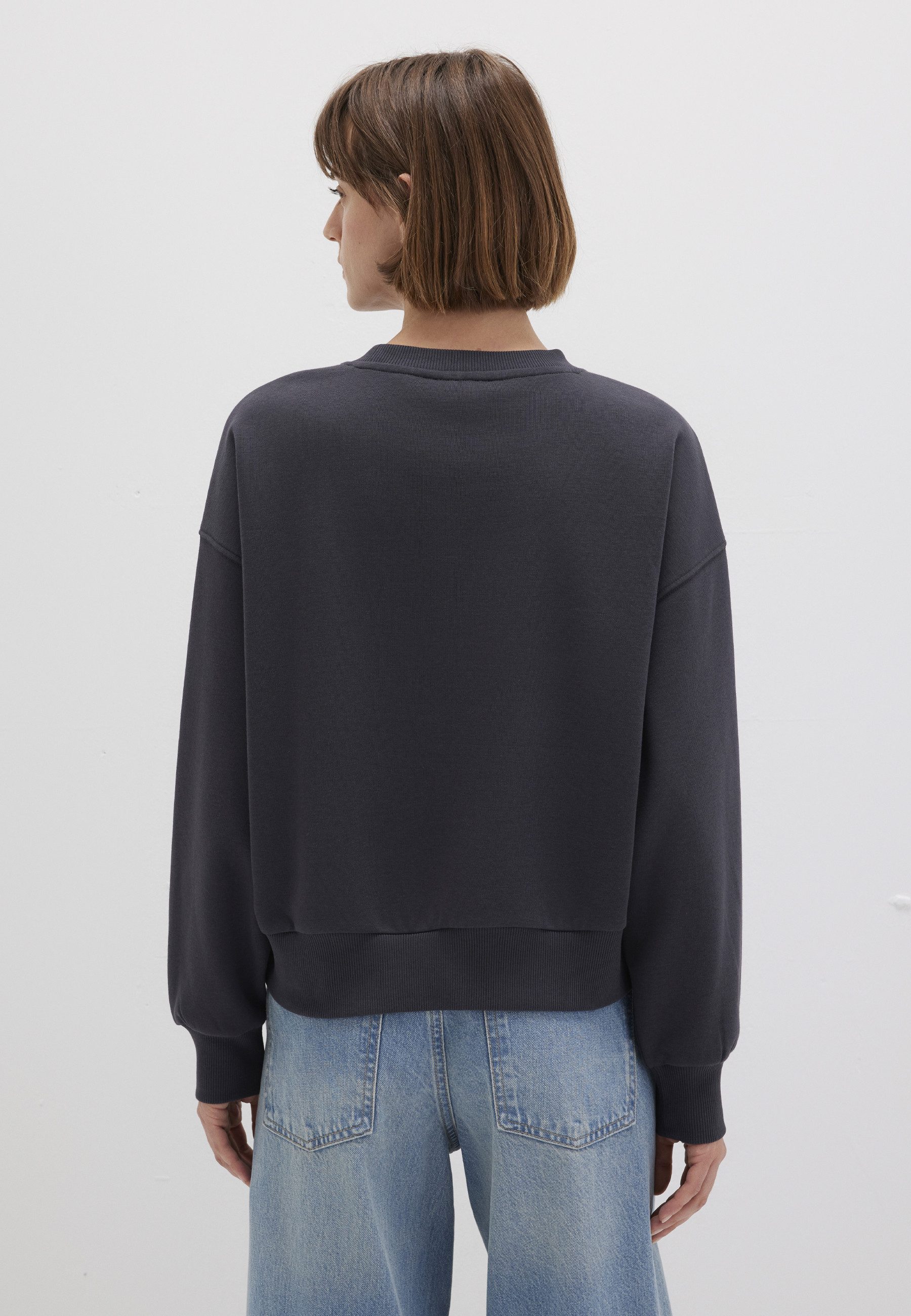 Mavi Rundhalspullover CREW NECK SWEATSHIRT Sweatshirt cropped