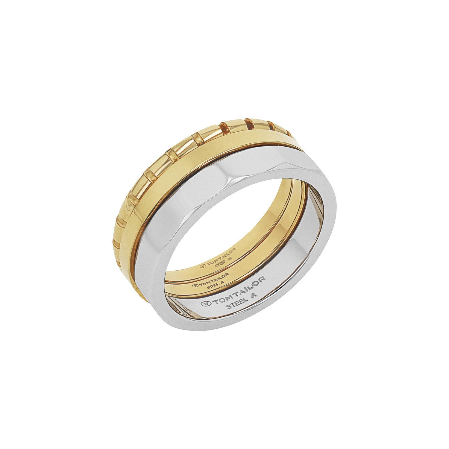 TOM TAILOR Ring-Set Multipack Schmuck Geschenk Edelstahl (Set, 3-tlg)