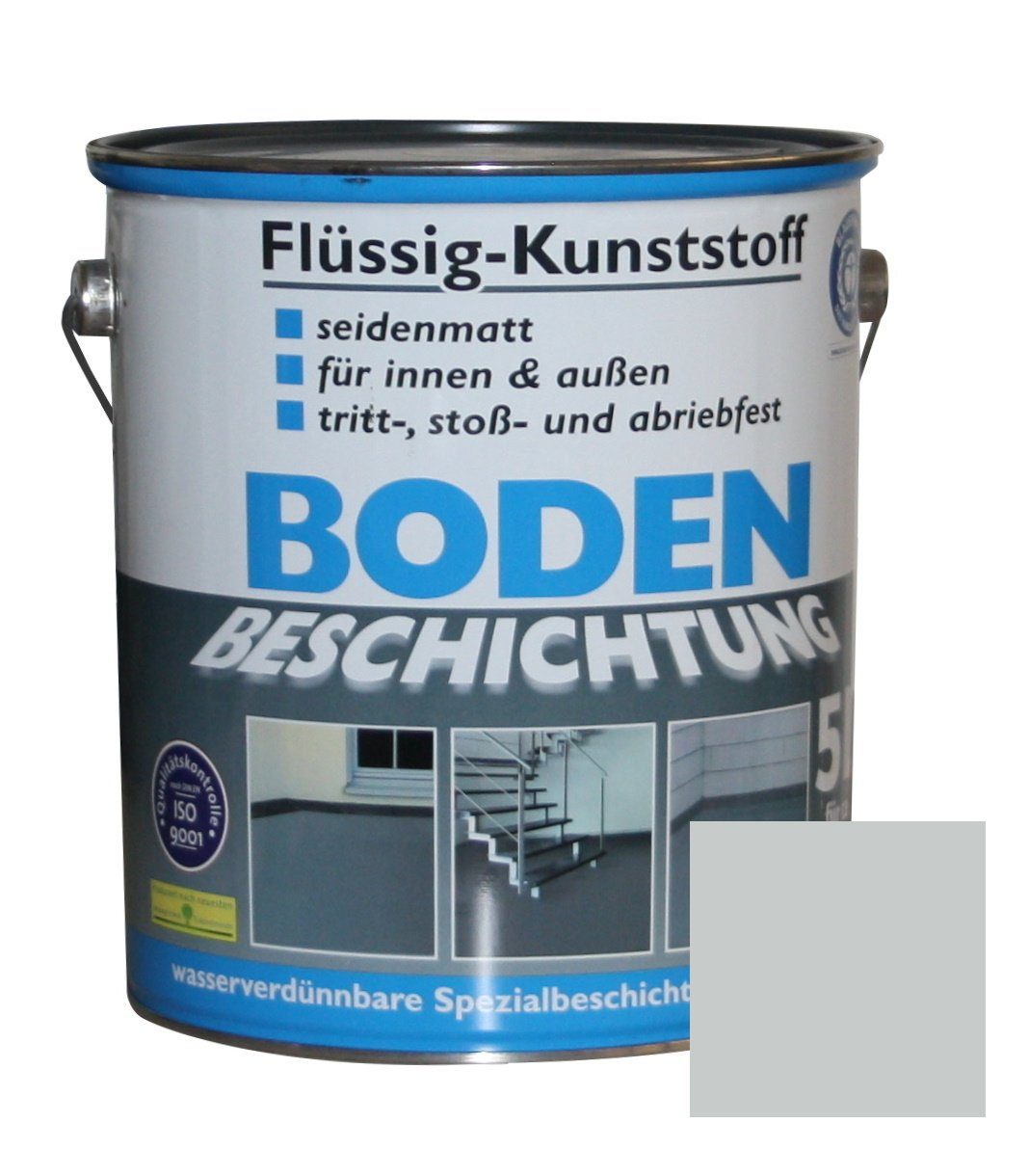 Wilckens Кольори Bodenversiegelung, Flüssig-Kunststoff 5 L Bodenbeschichtung lichtgrau