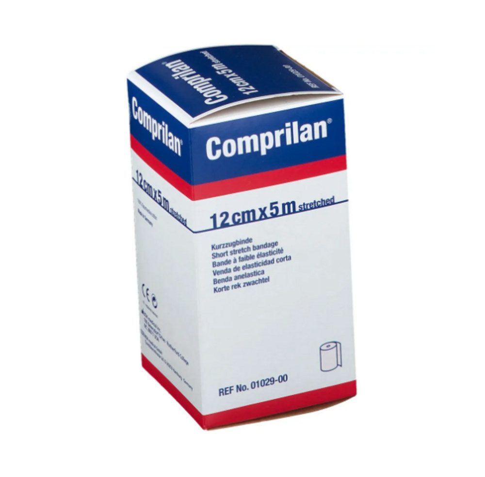 BSN medical GmbH Fixierpflaster COMPRIHAFT JOBST Kurzzugbinde 12 cmx5 m (Spar Set, 1-St., Hautfreundliche Kurzzugbinde) Wundversorgung Binde