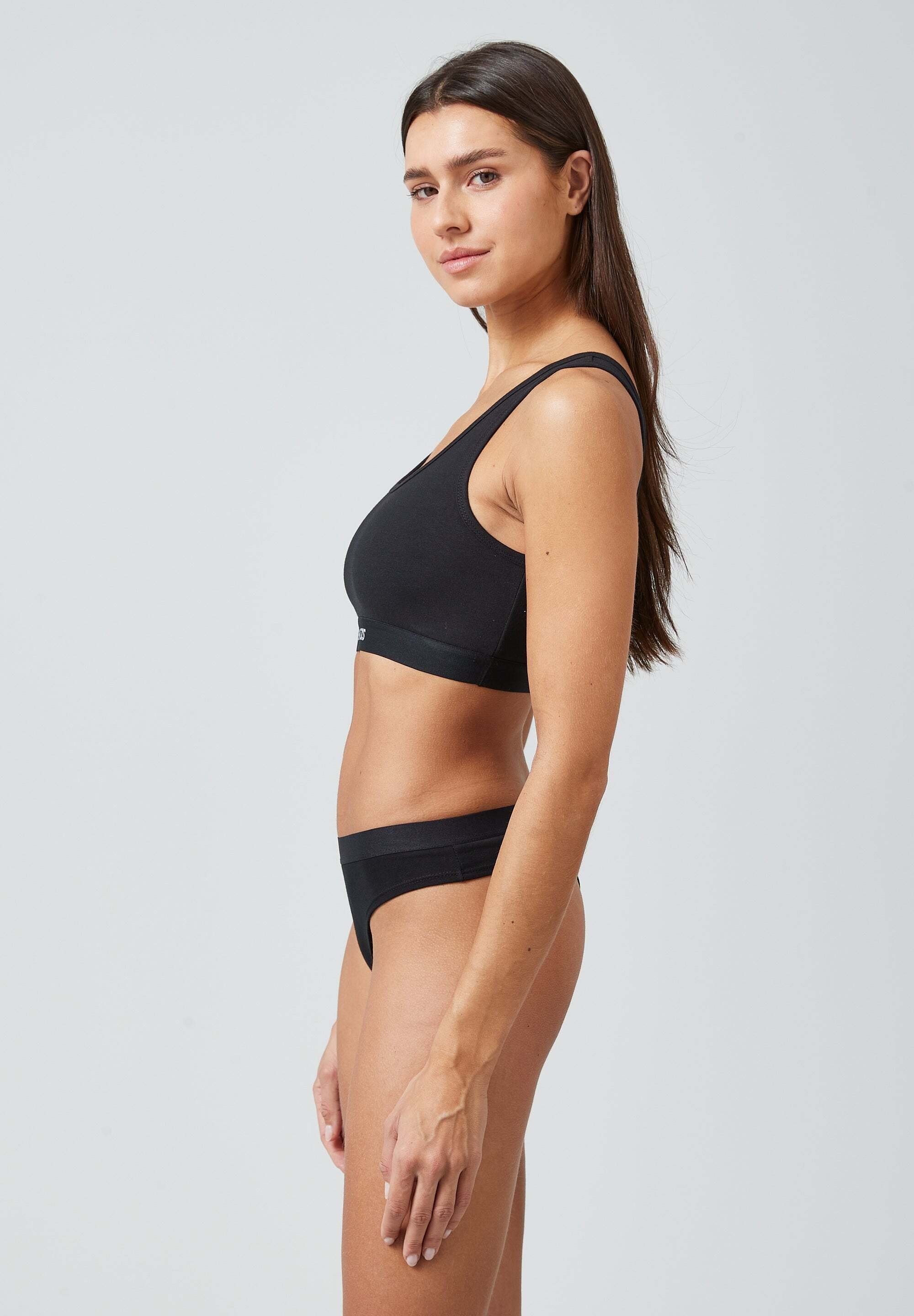 SNOCKS Brasilslip Damen Slip Unterhose (3-St) aus Bio-Baumwolle mit Gummibund – Bild 5 von 5