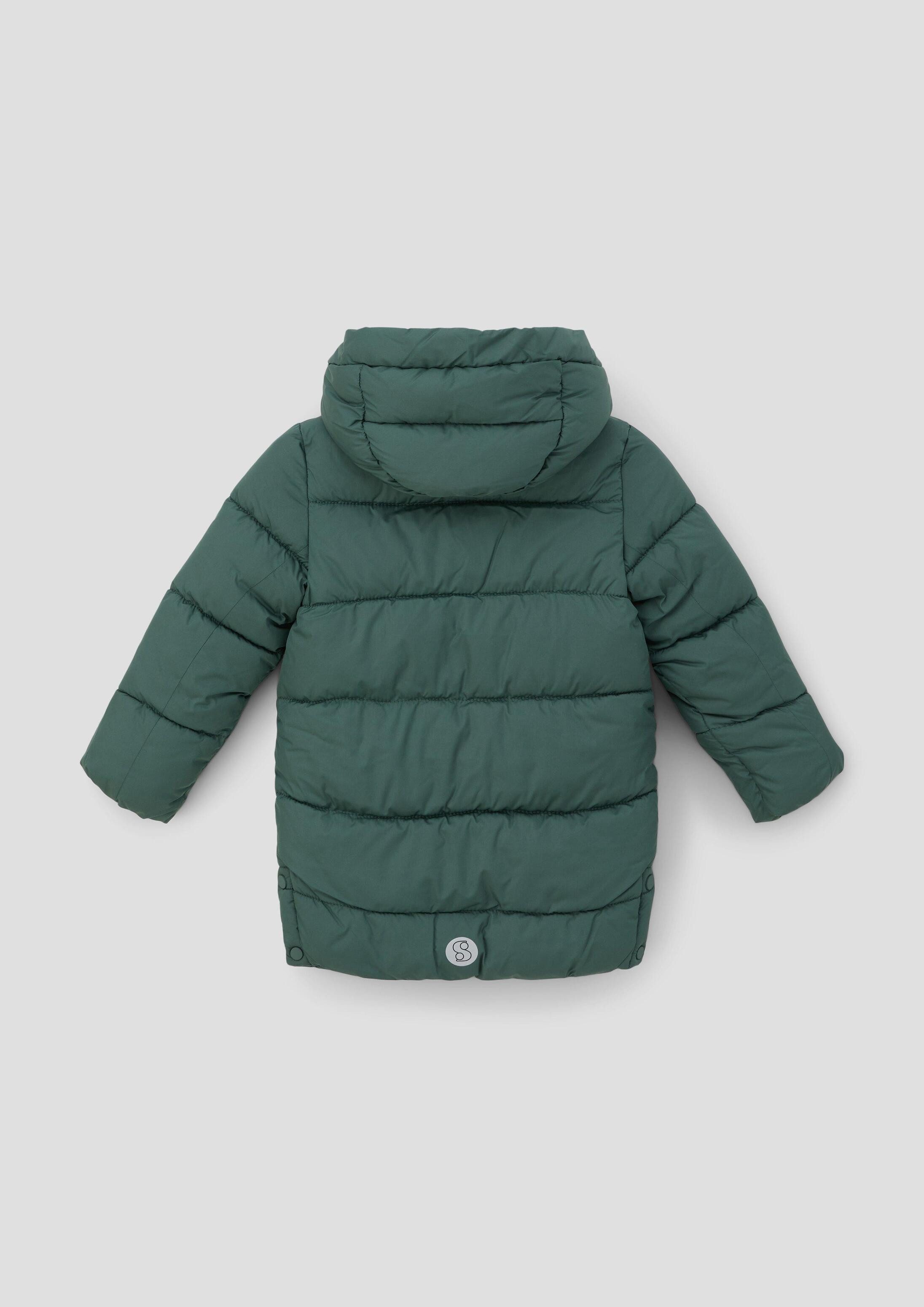 s.Oliver Wintermantel Outdoor-Mantel Steppjacke mit Fleece-Futter