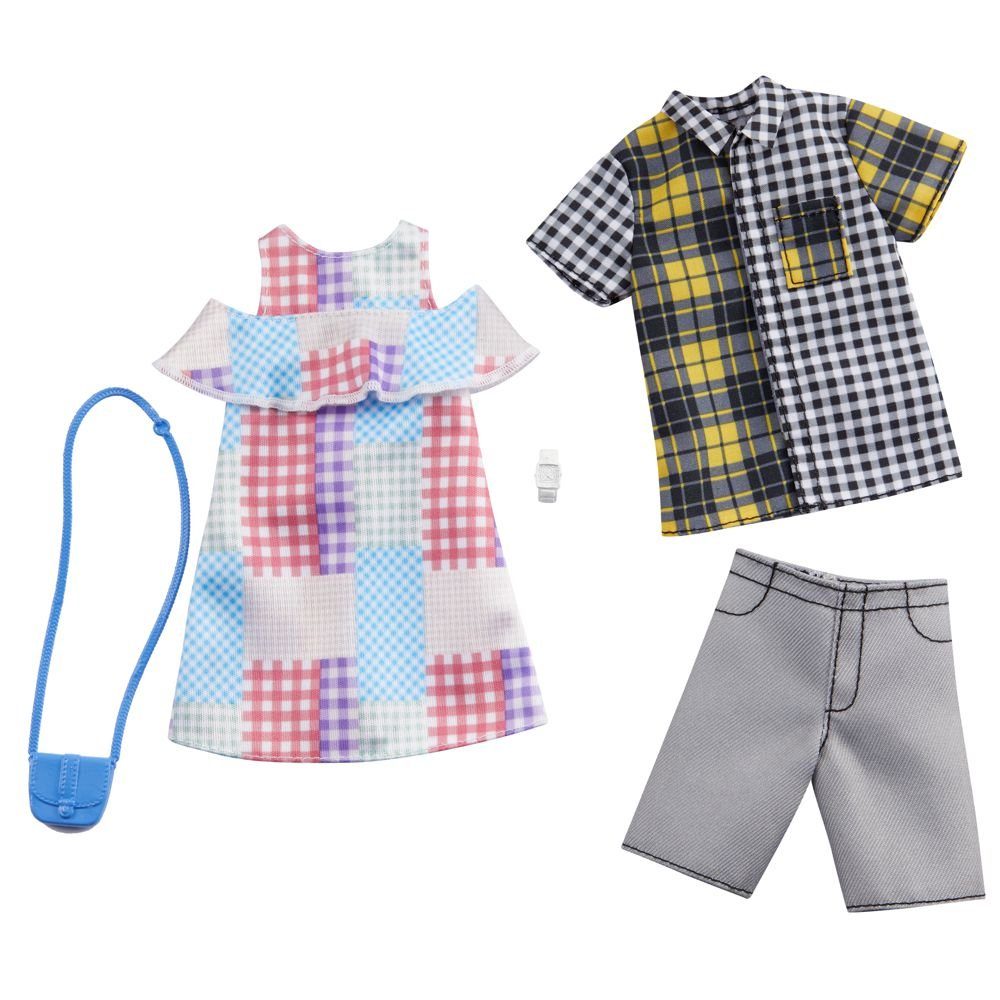 Barbie Puppenkleidung Plaid Fashion Mattel Garderoben günstig online kaufen
