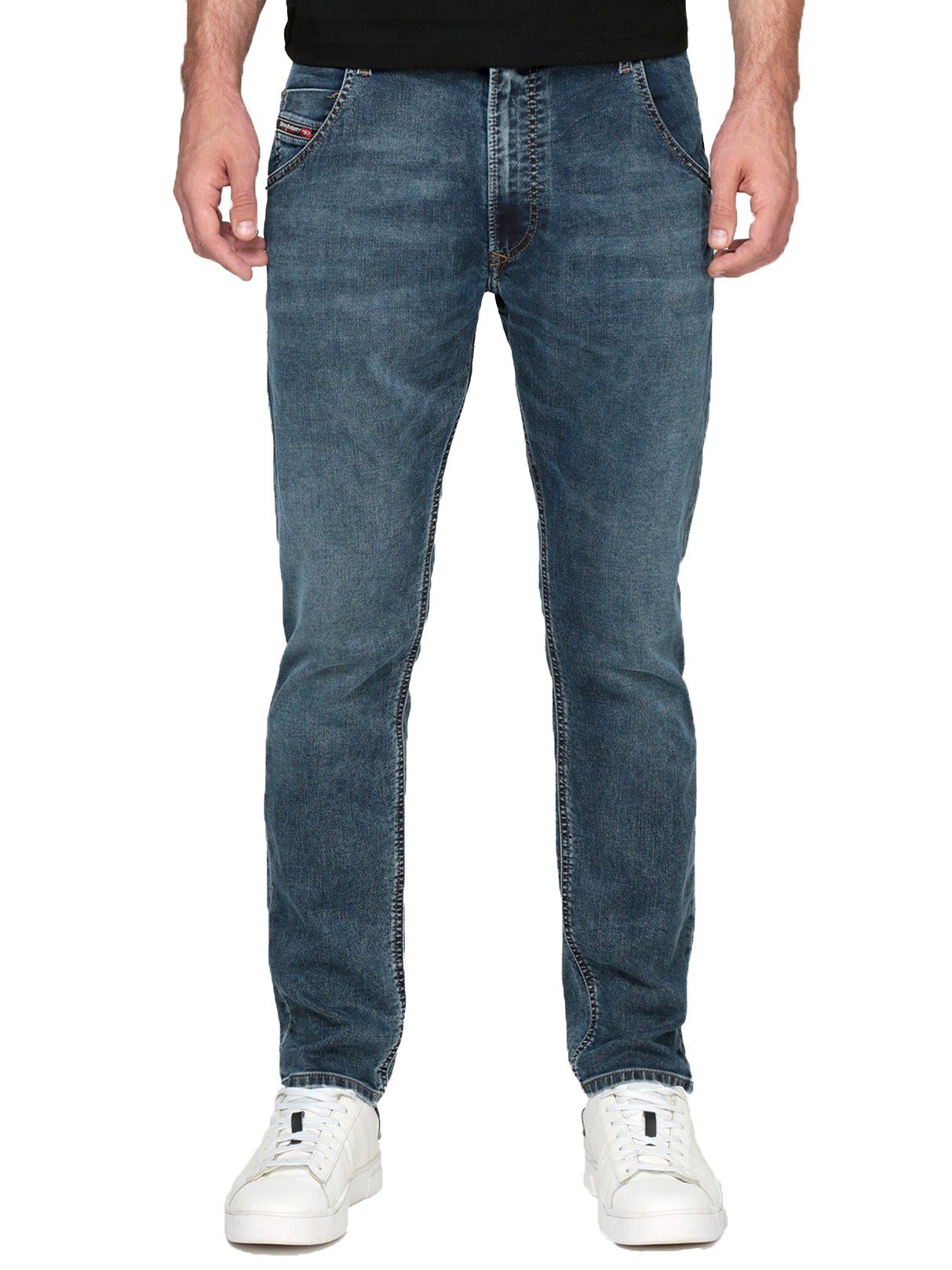 Diesel Tapered-fit-Jeans Regular Stretch JoggJeans Knöchellang - Krooley 069VX