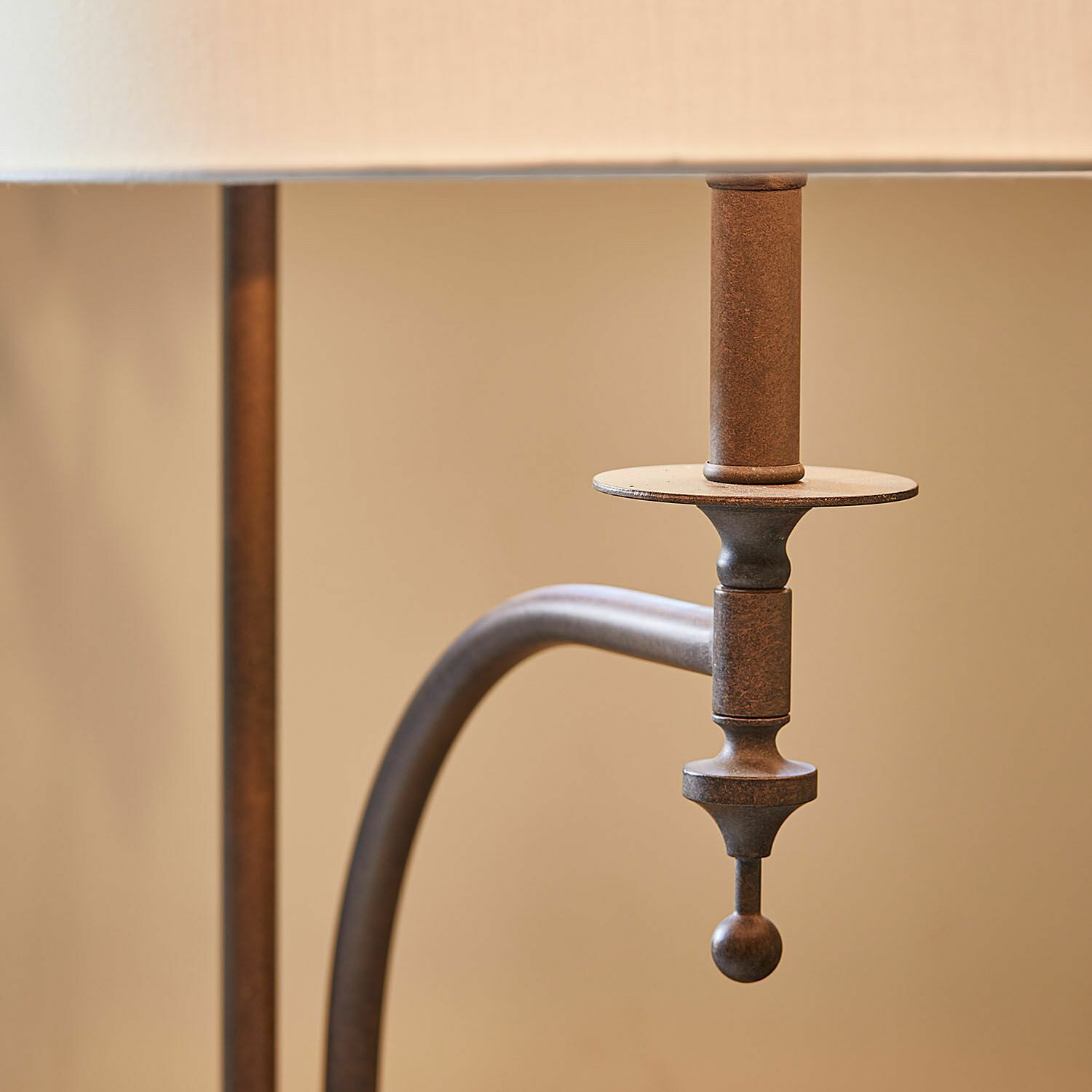 Mirabeau Stehlampe Stehlampe Salvaterre antikbraun/creme