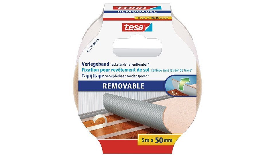 tesa PVC-Kleber tesa Verlegeband 5 m x 50 mm